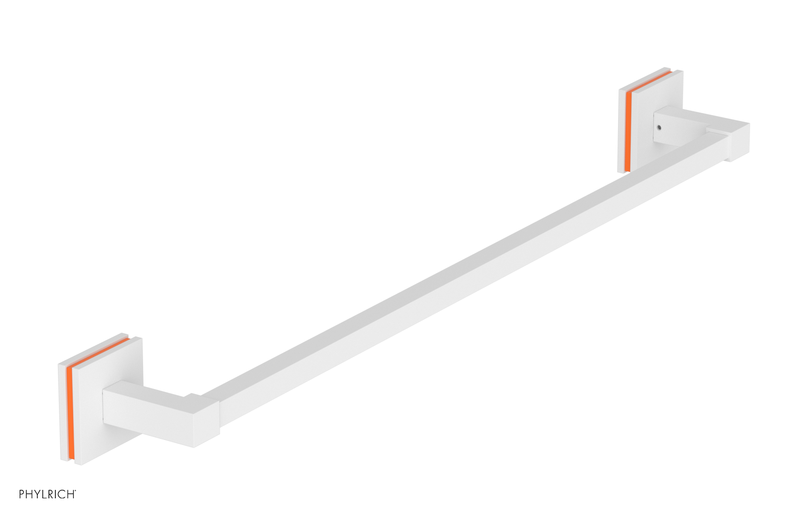 JOLIE - 24" Towel Bar with "Orange" Accents 222S-71