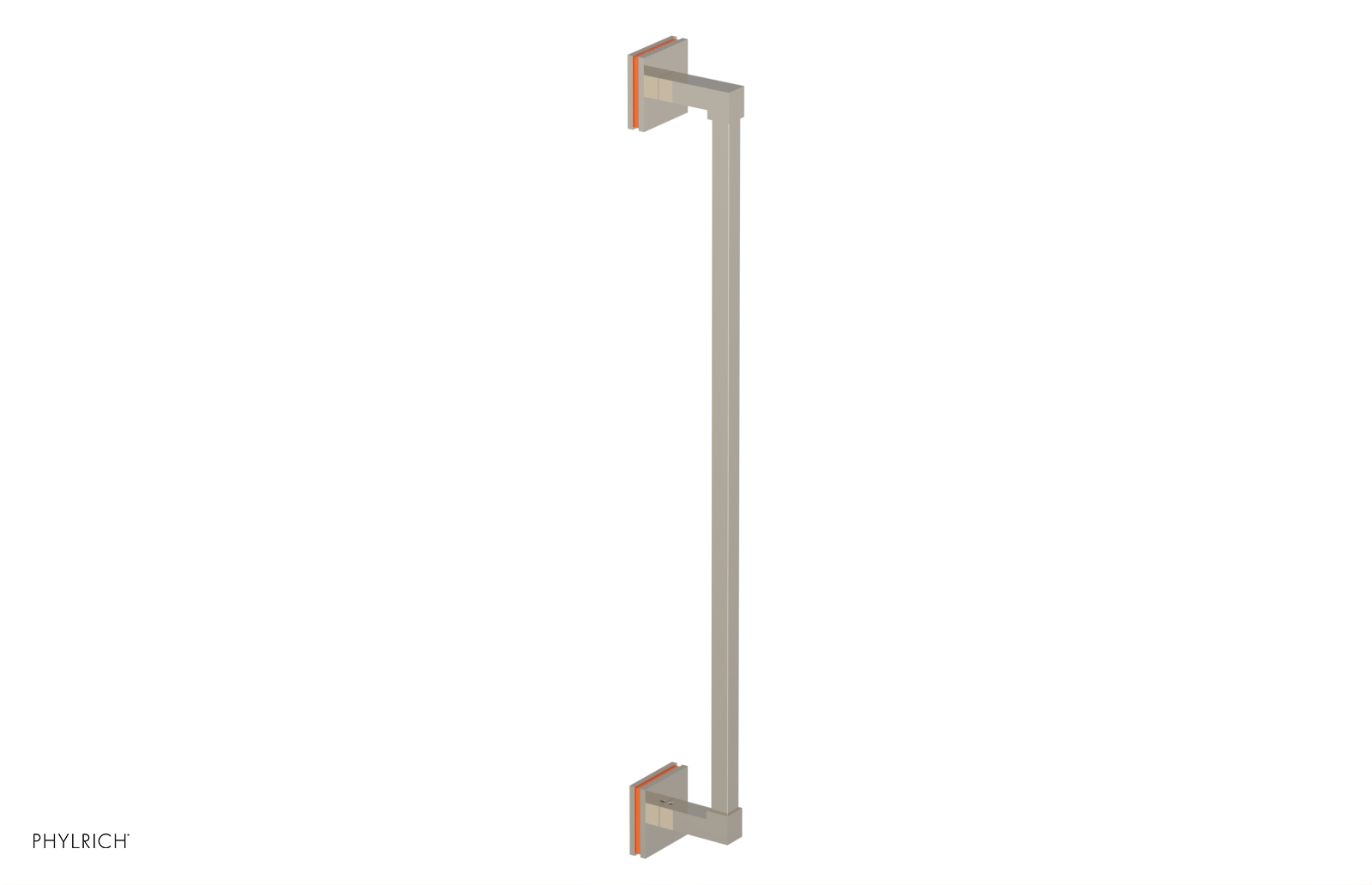 JOLIE - 24" Towel Bar with "Orange" Accents 222S-71