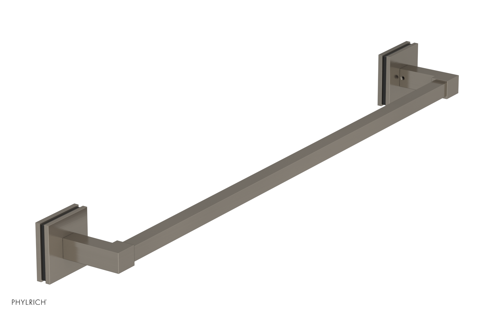 JOLIE - 24" Towel Bar with "Black" Accents 222S-71