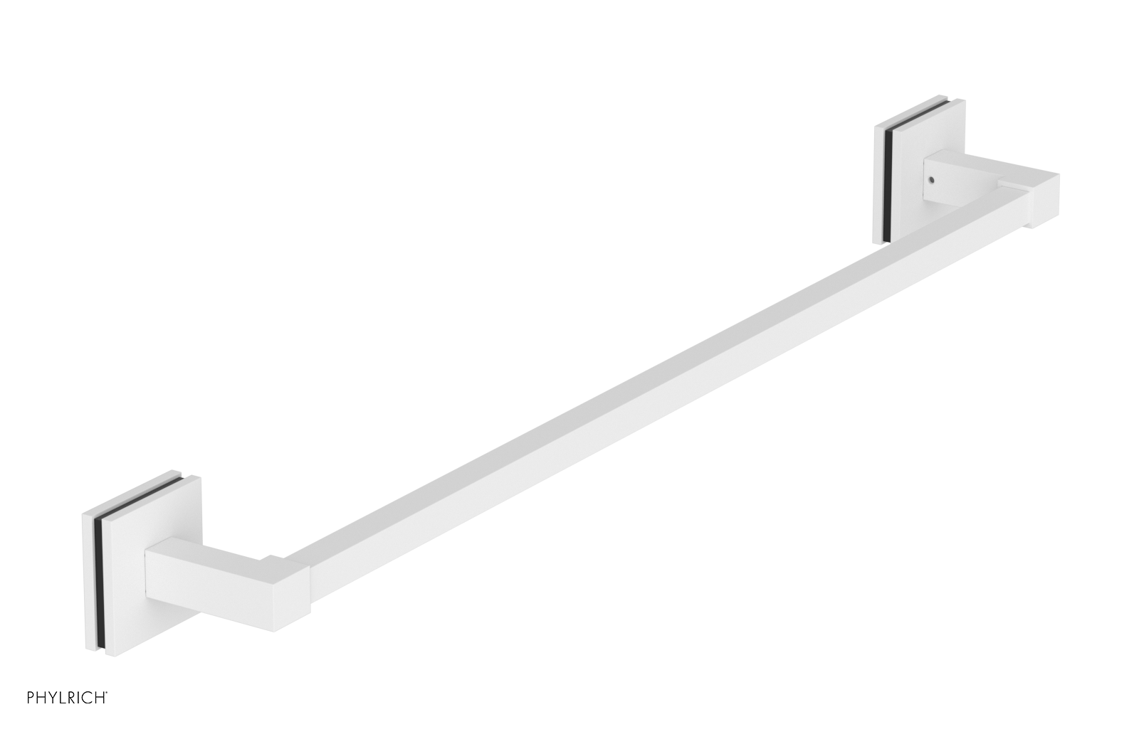 JOLIE - 24" Towel Bar with "Black" Accents 222S-71