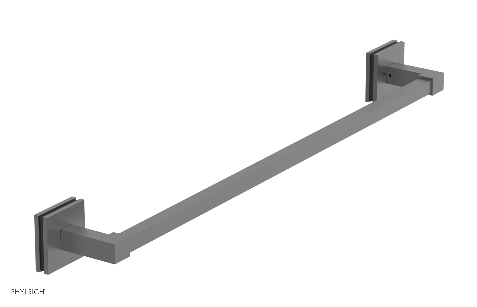 JOLIE - 24" Towel Bar with "Black" Accents 222S-71