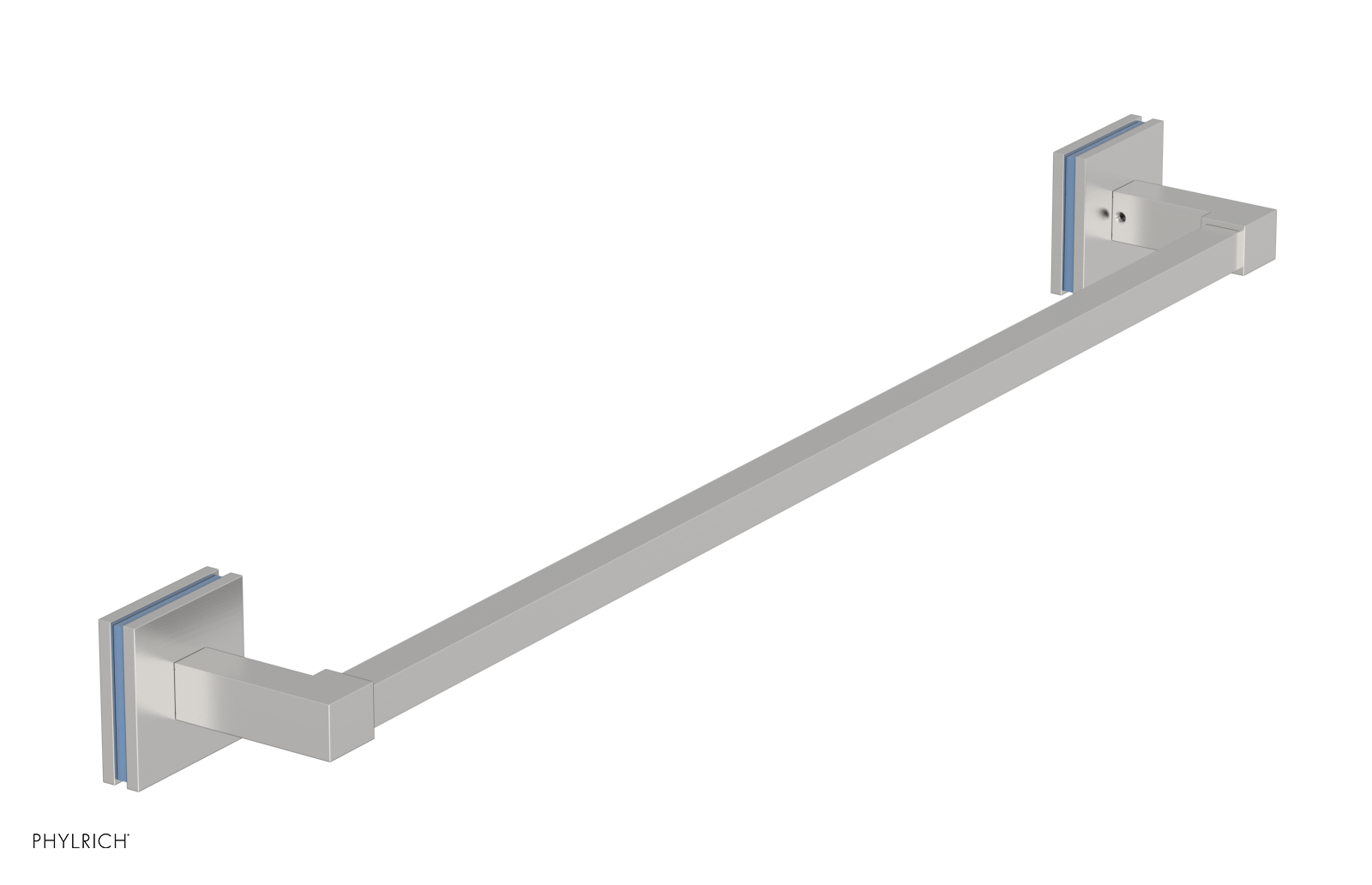 JOLIE - 24" Towel Bar with "Light Blue" Accents 222S-71