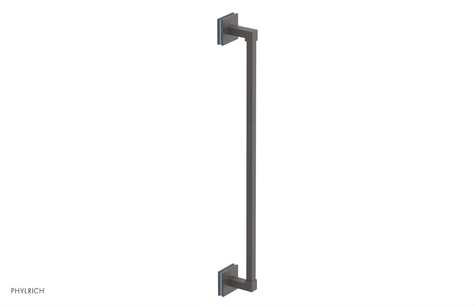 JOLIE - 24" Towel Bar with "Light Blue" Accents 222S-71
