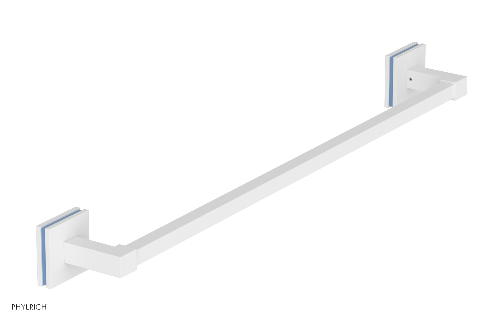JOLIE - 24" Towel Bar with "Light Blue" Accents 222S-71