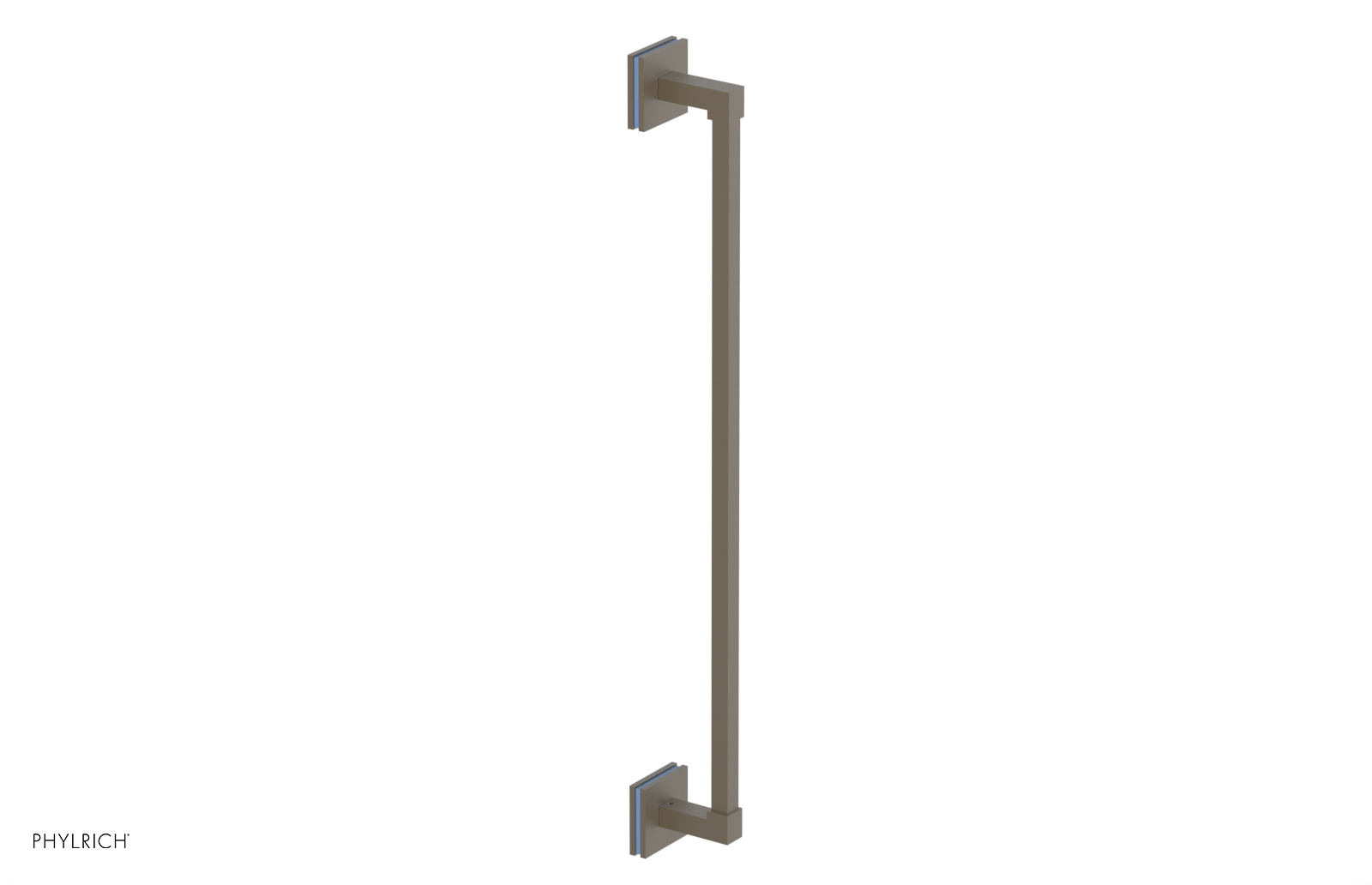 JOLIE - 24" Towel Bar with "Light Blue" Accents 222S-71