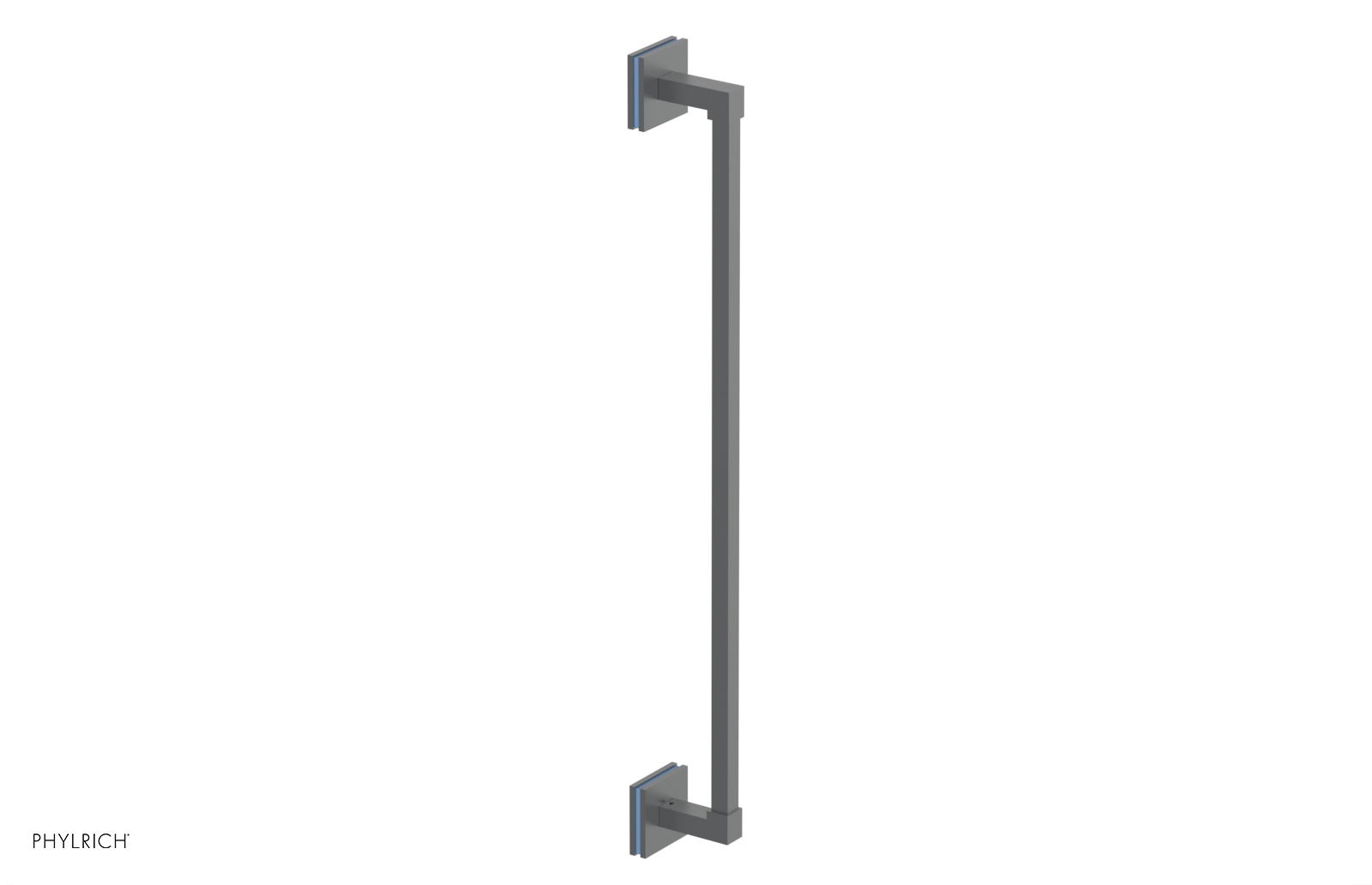 JOLIE - 24" Towel Bar with "Light Blue" Accents 222S-71