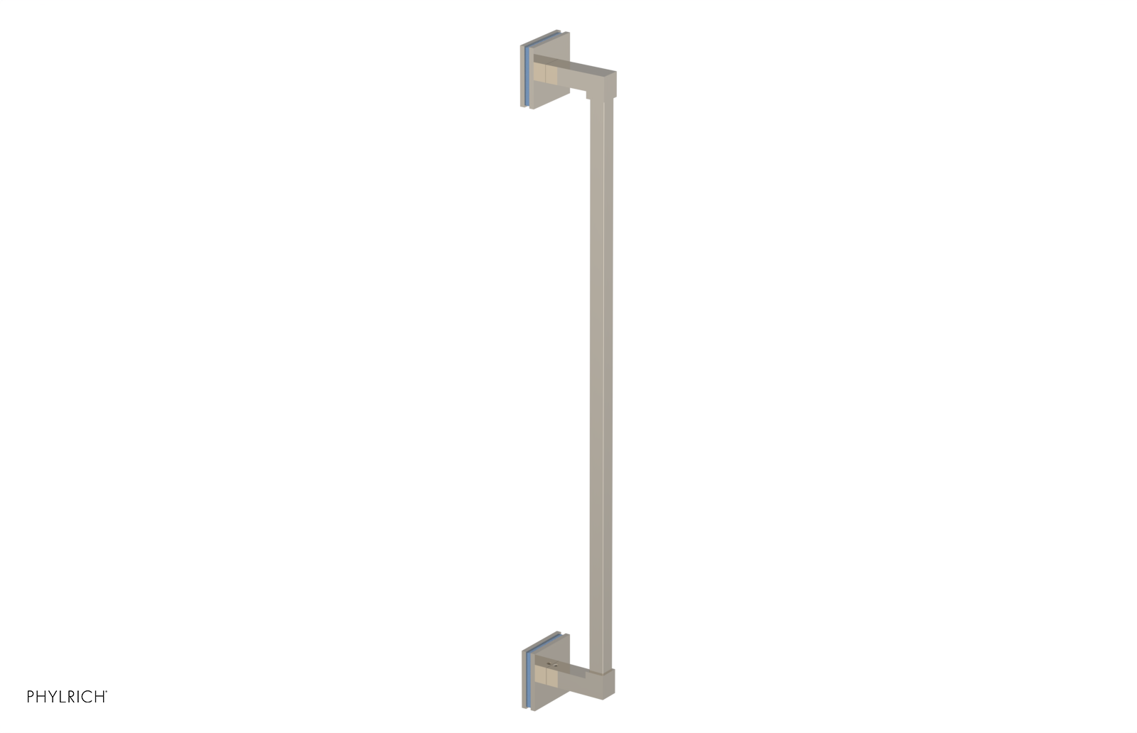 JOLIE - 24" Towel Bar with "Light Blue" Accents 222S-71