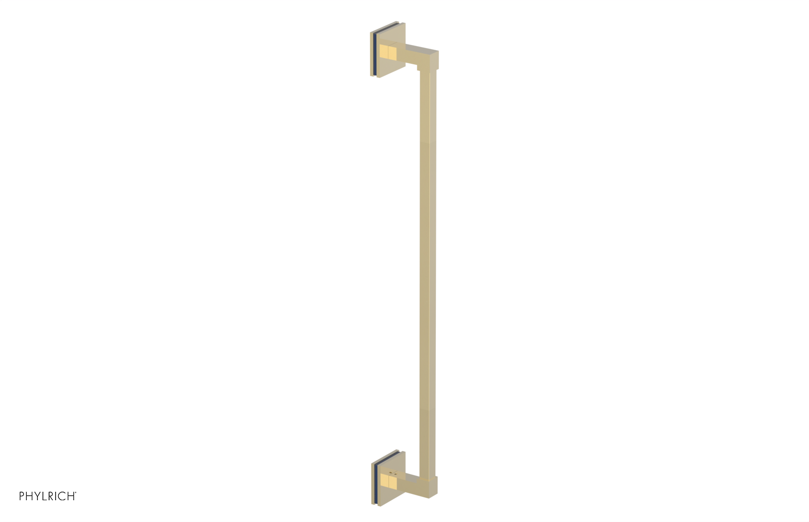 JOLIE - 24" Towel Bar with "Navy Blue" Accents 222S-71