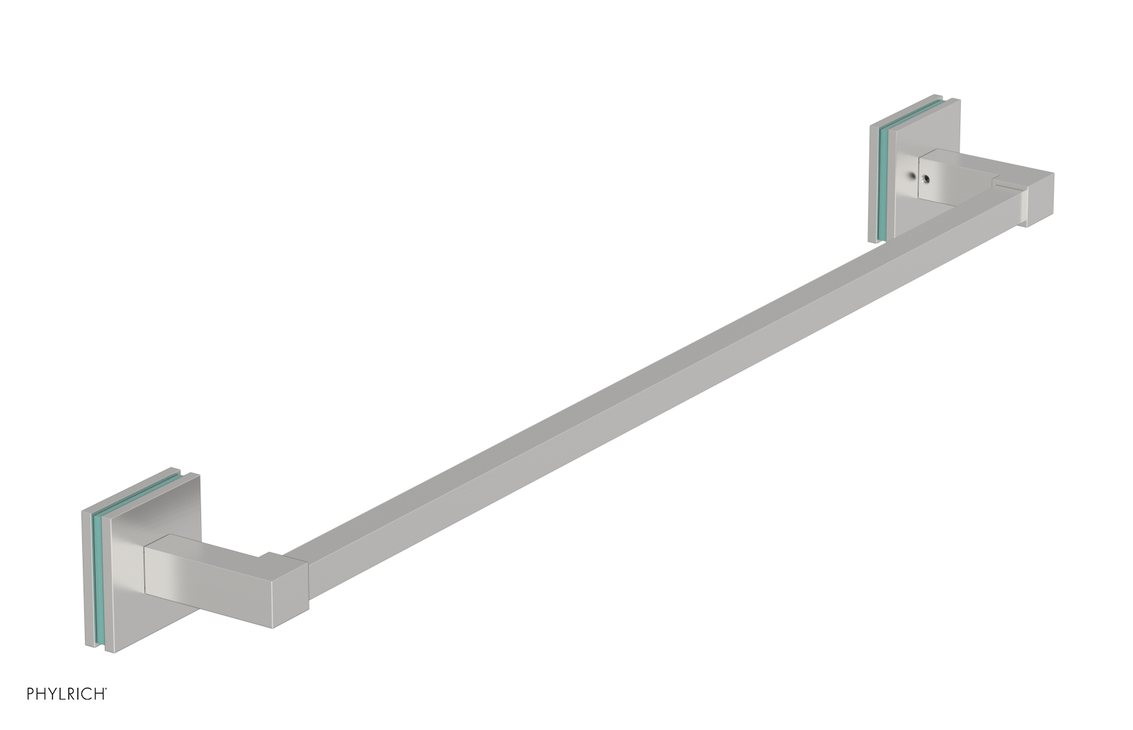 JOLIE - 24" Towel Bar with "Turqoise" Accents 222S-71