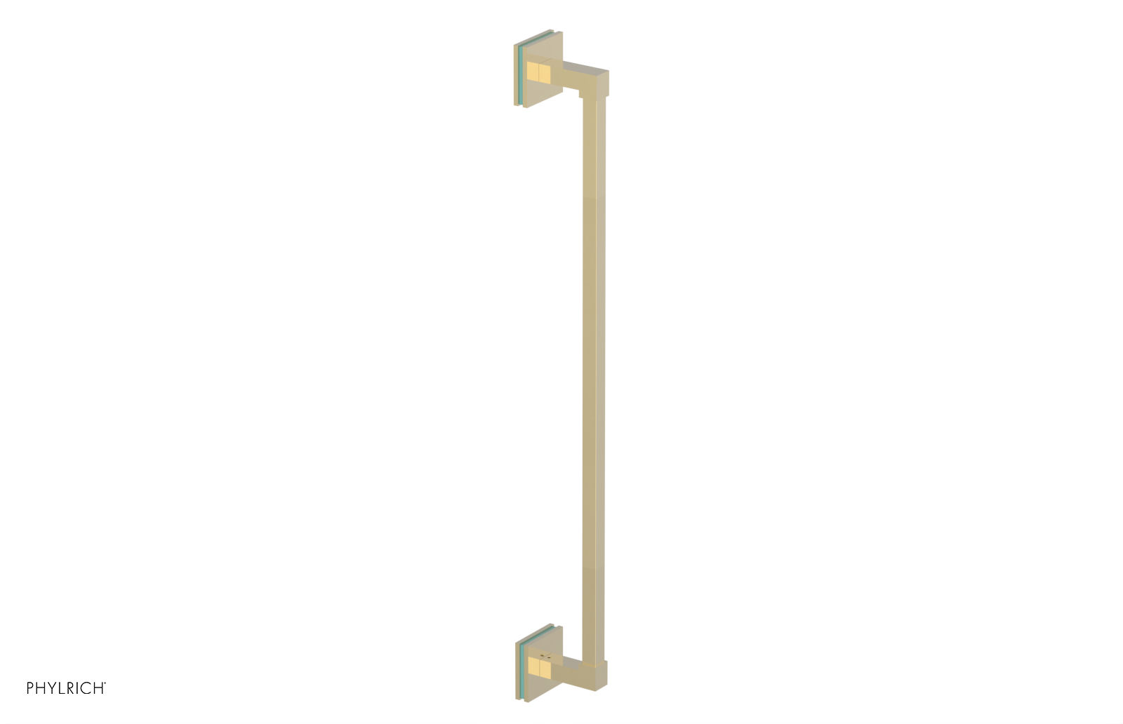 JOLIE - 24" Towel Bar with "Turqoise" Accents 222S-71