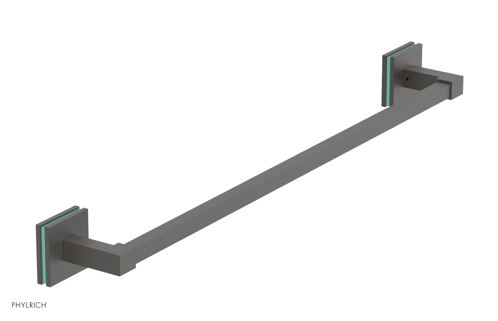 JOLIE - 24" Towel Bar with "Turqoise" Accents 222S-71