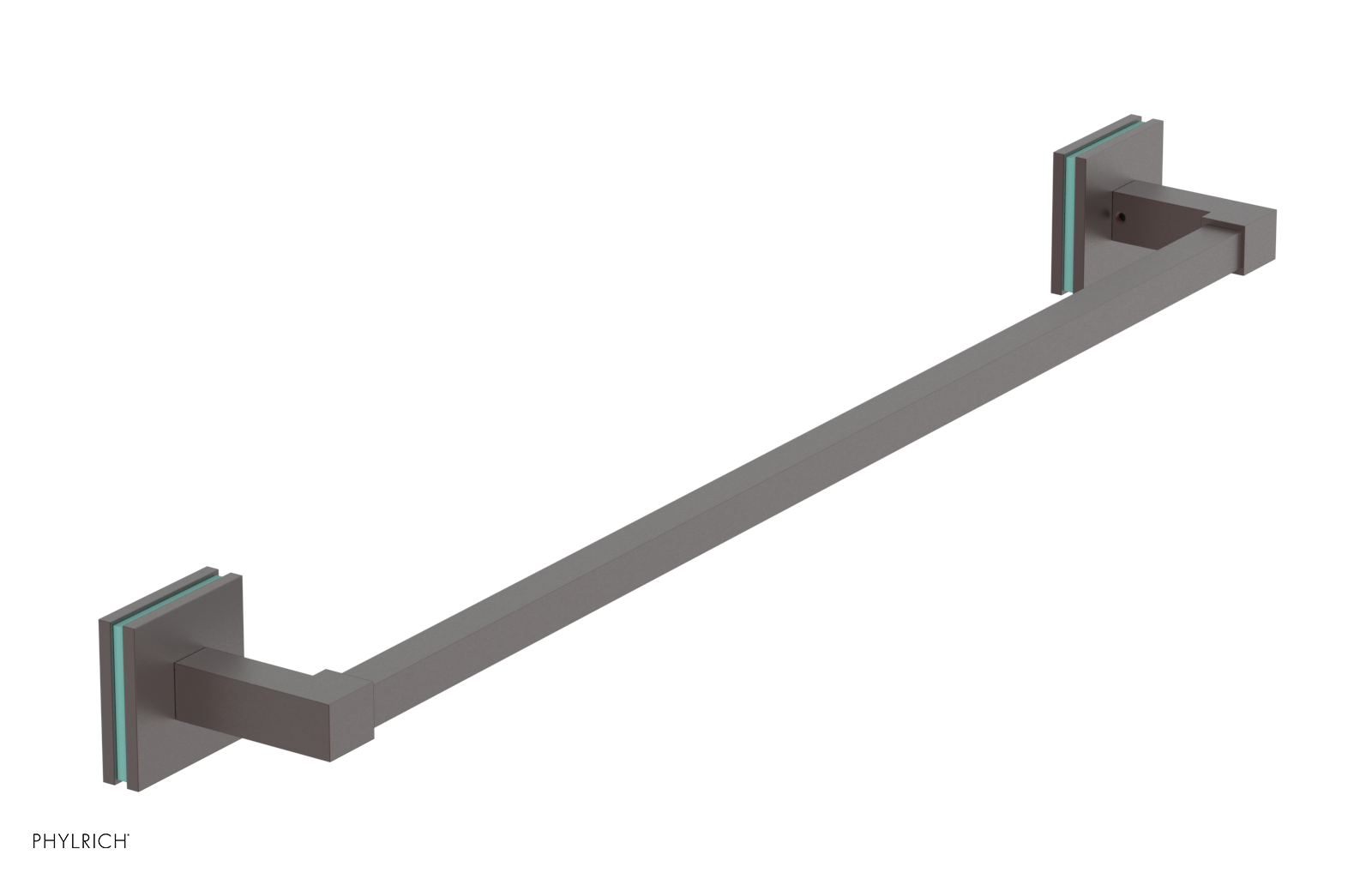 JOLIE - 24" Towel Bar with "Turqoise" Accents 222S-71