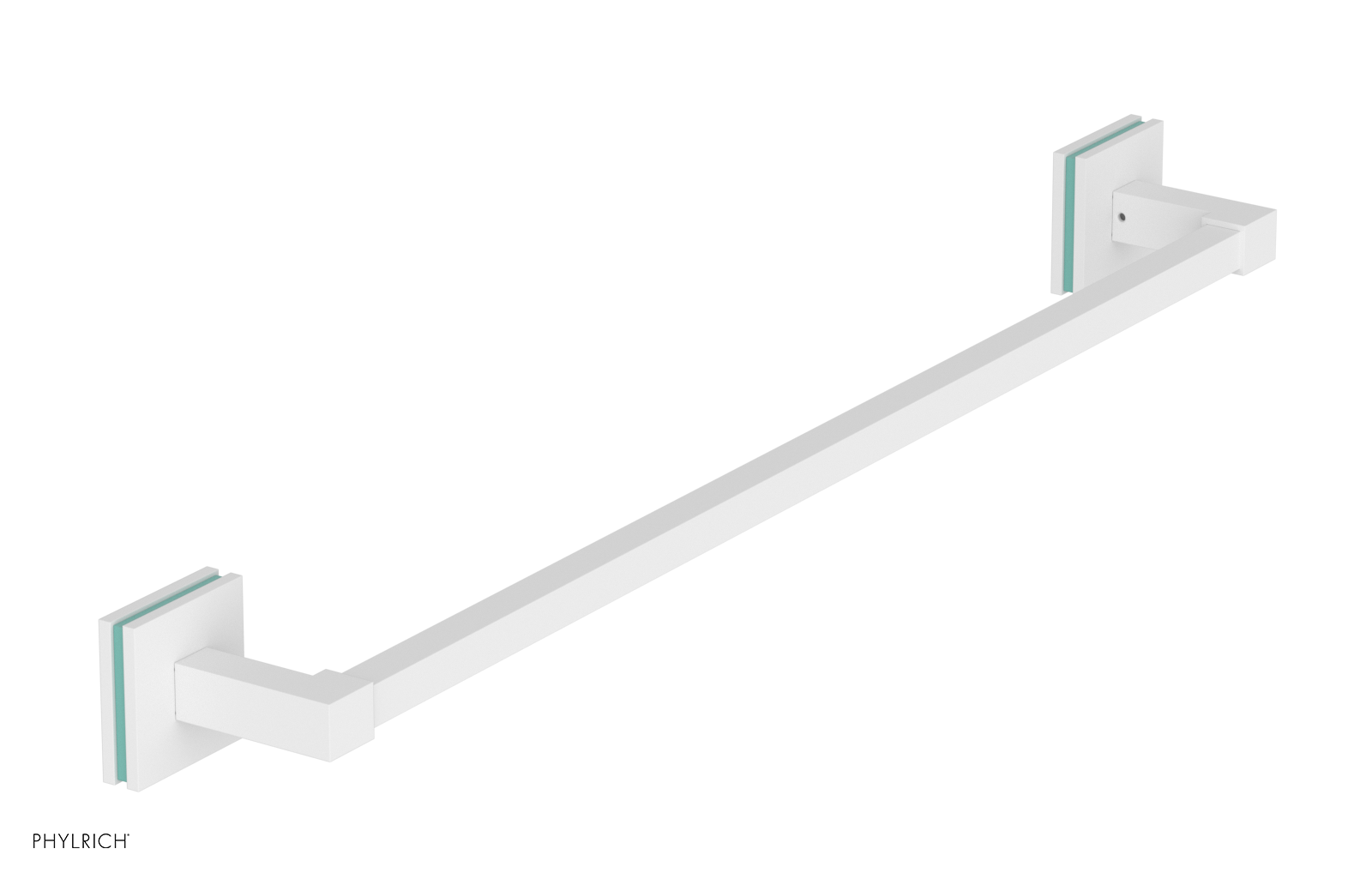 JOLIE - 24" Towel Bar with "Turqoise" Accents 222S-71