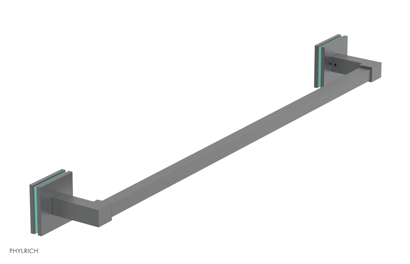 JOLIE - 24" Towel Bar with "Turqoise" Accents 222S-71