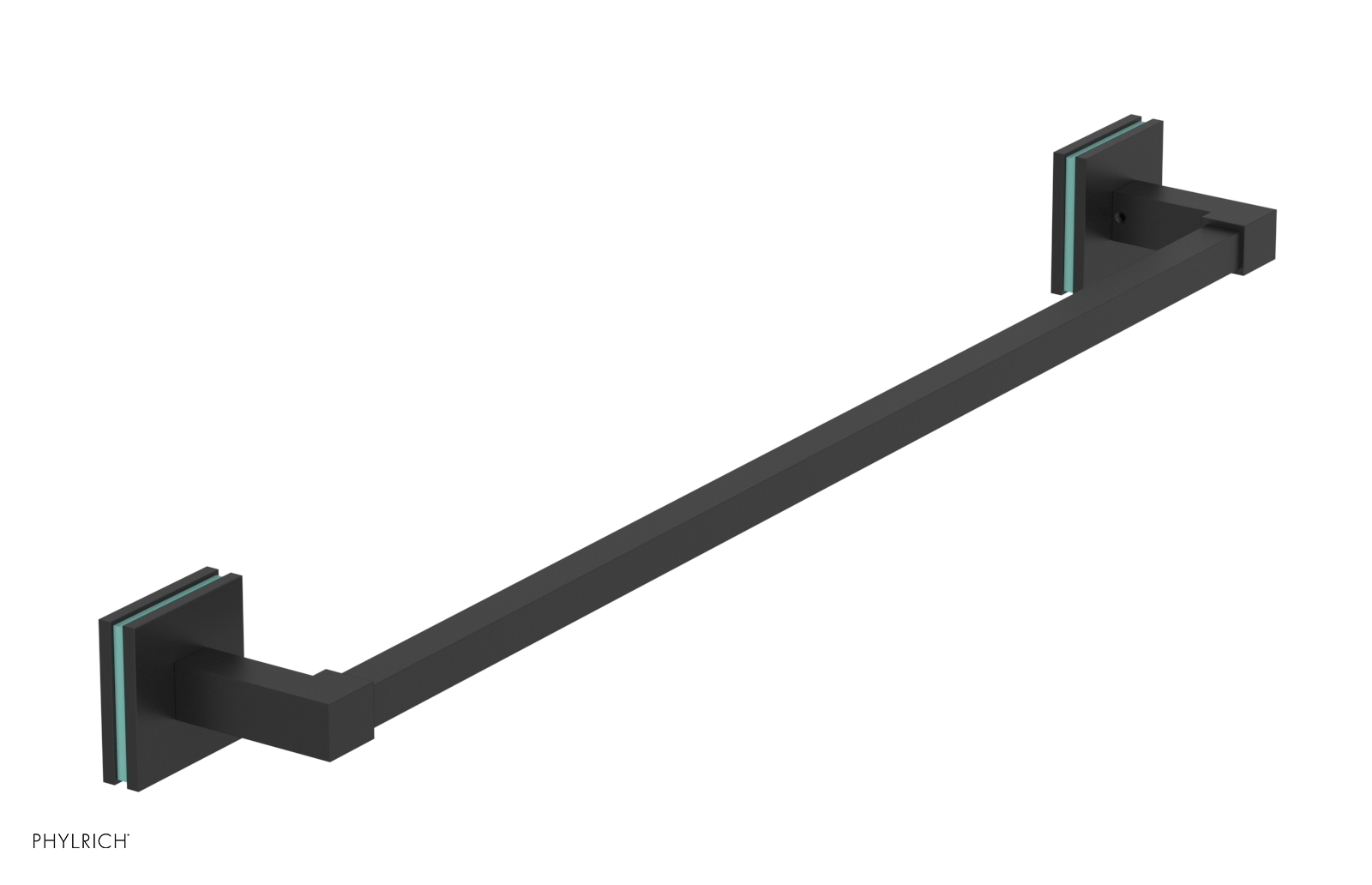 JOLIE - 24" Towel Bar with "Turqoise" Accents 222S-71