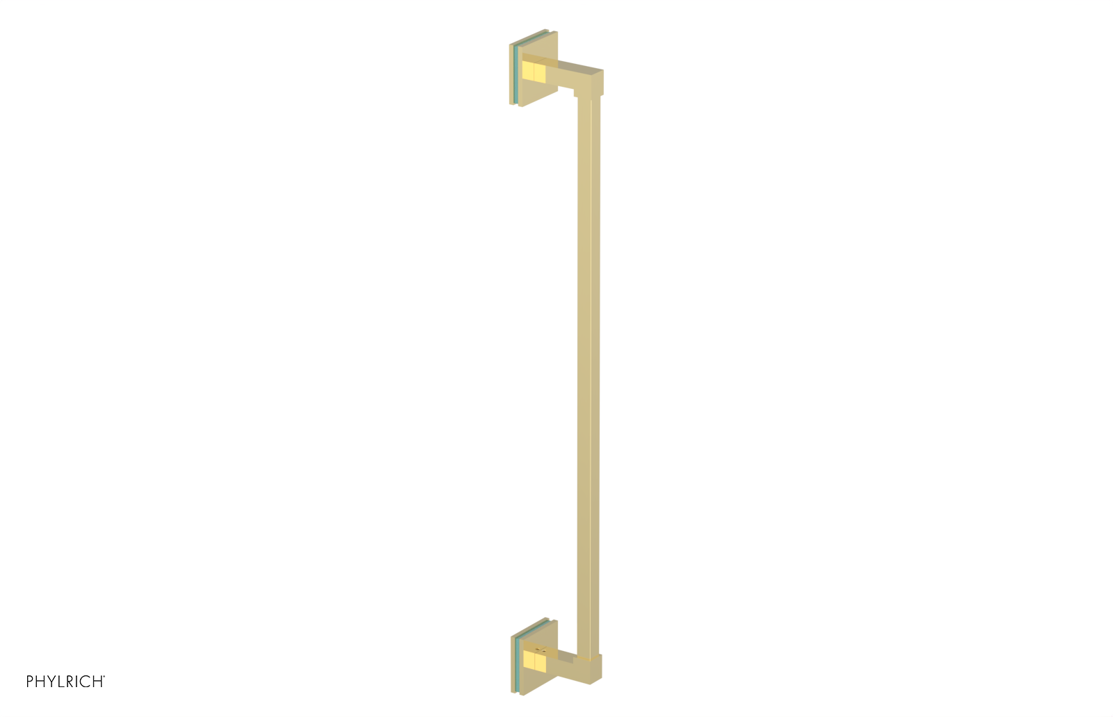 JOLIE - 24" Towel Bar with "Turqoise" Accents 222S-71