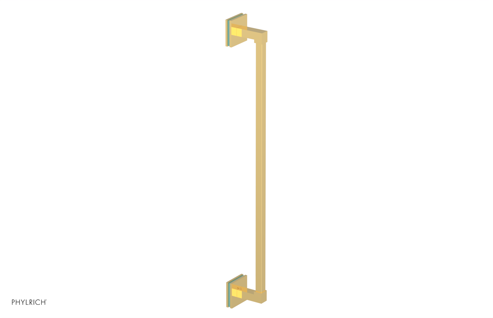 JOLIE - 24" Towel Bar with "Turqoise" Accents 222S-71