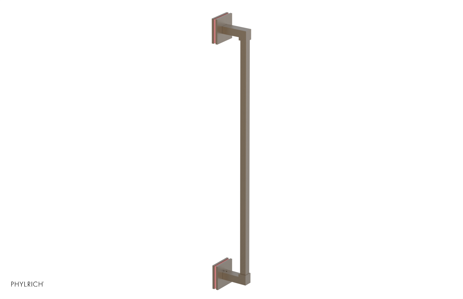 JOLIE - 24" Towel Bar with "Pink" Accents 222S-71