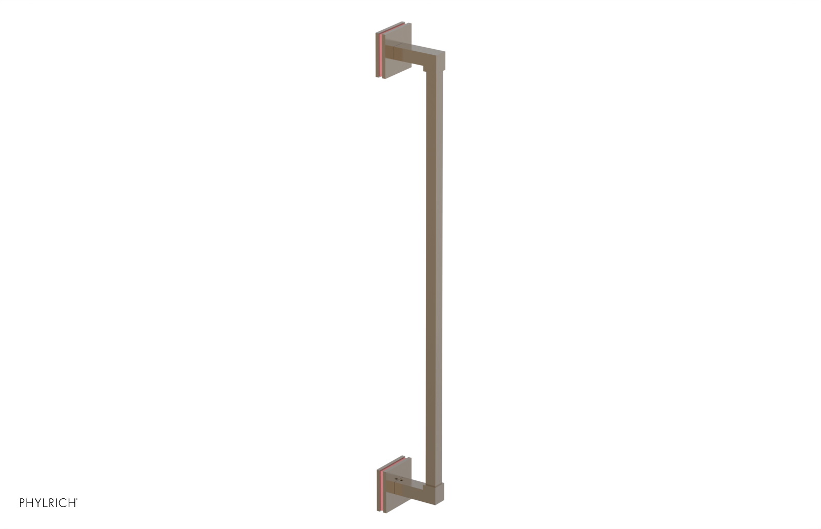 JOLIE - 24" Towel Bar with "Pink" Accents 222S-71