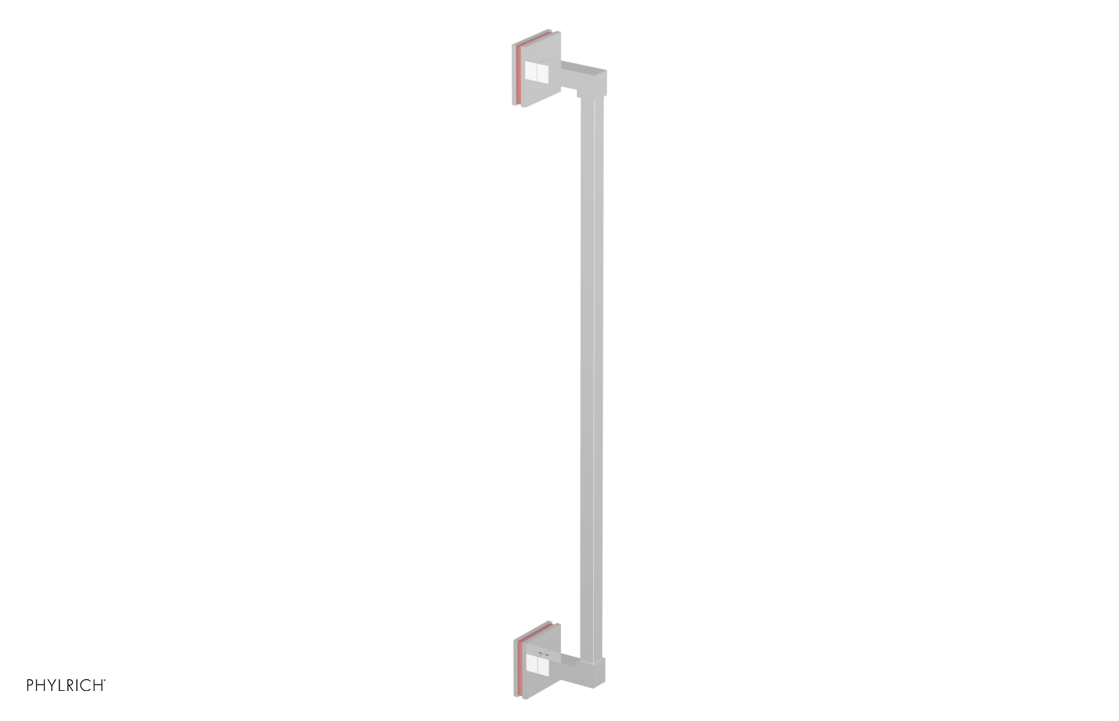 JOLIE - 24" Towel Bar with "Pink" Accents 222S-71
