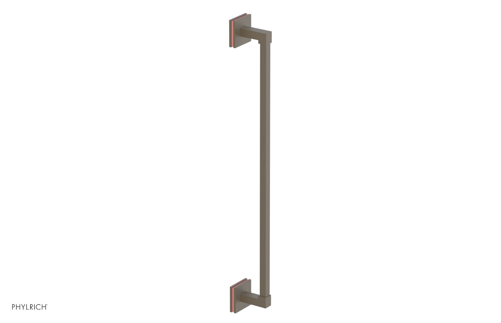 JOLIE - 24" Towel Bar with "Pink" Accents 222S-71