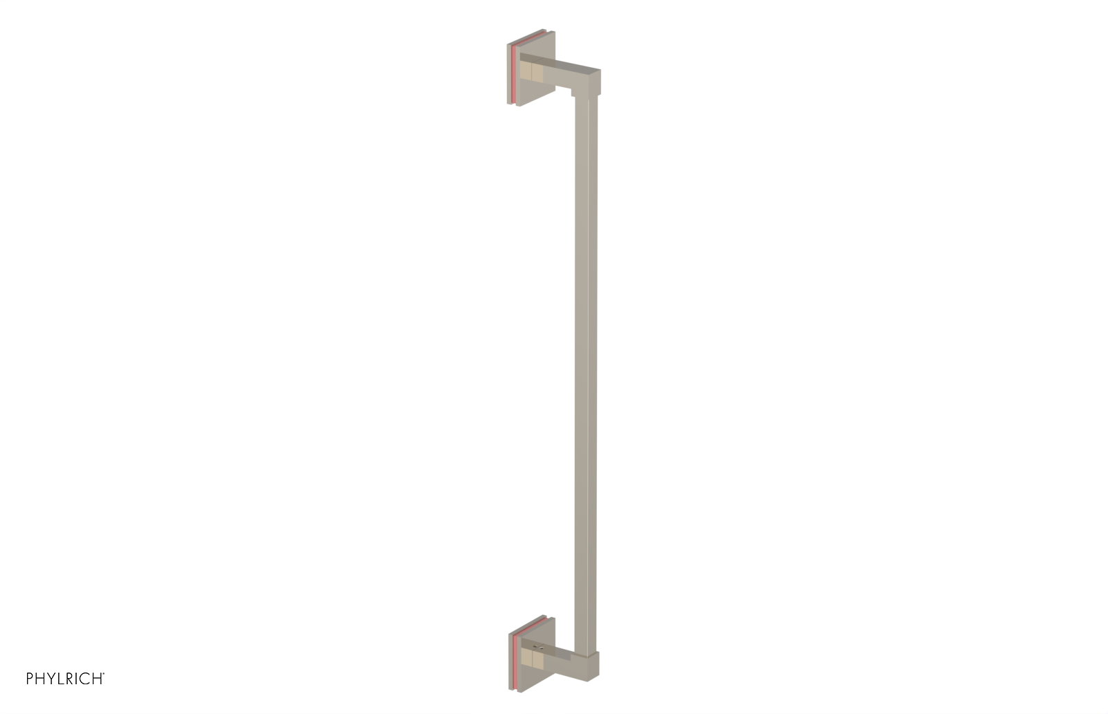 JOLIE - 24" Towel Bar with "Pink" Accents 222S-71