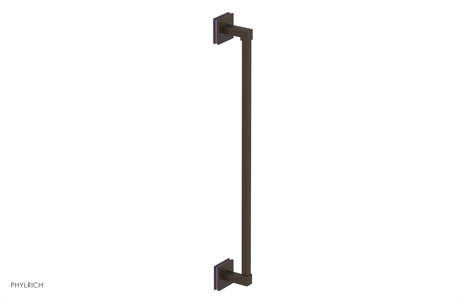 JOLIE - 24" Towel Bar with "Purple" Accents 222S-71