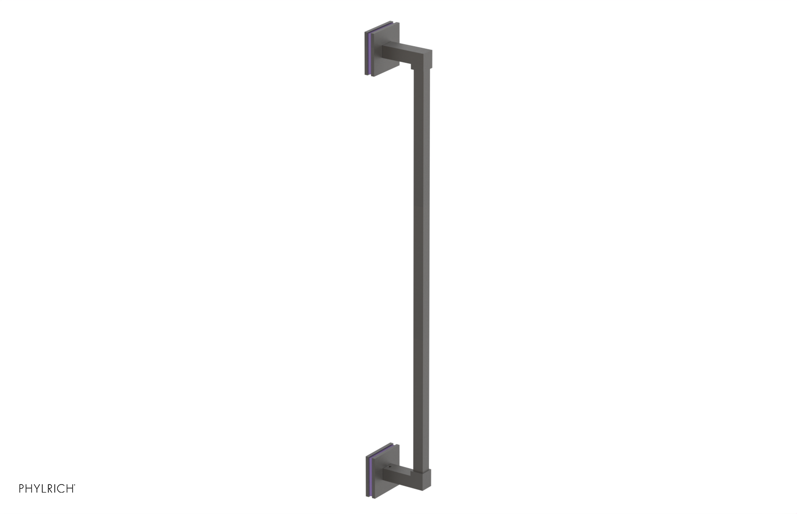 JOLIE - 24" Towel Bar with "Purple" Accents 222S-71