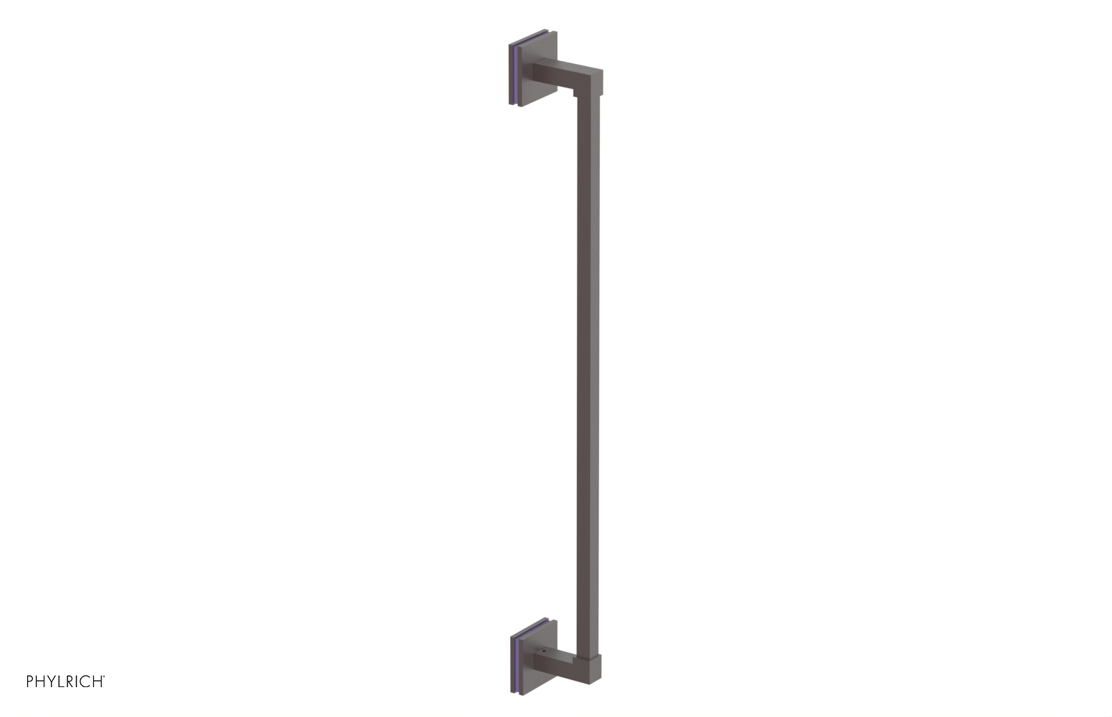 JOLIE - 24" Towel Bar with "Purple" Accents 222S-71