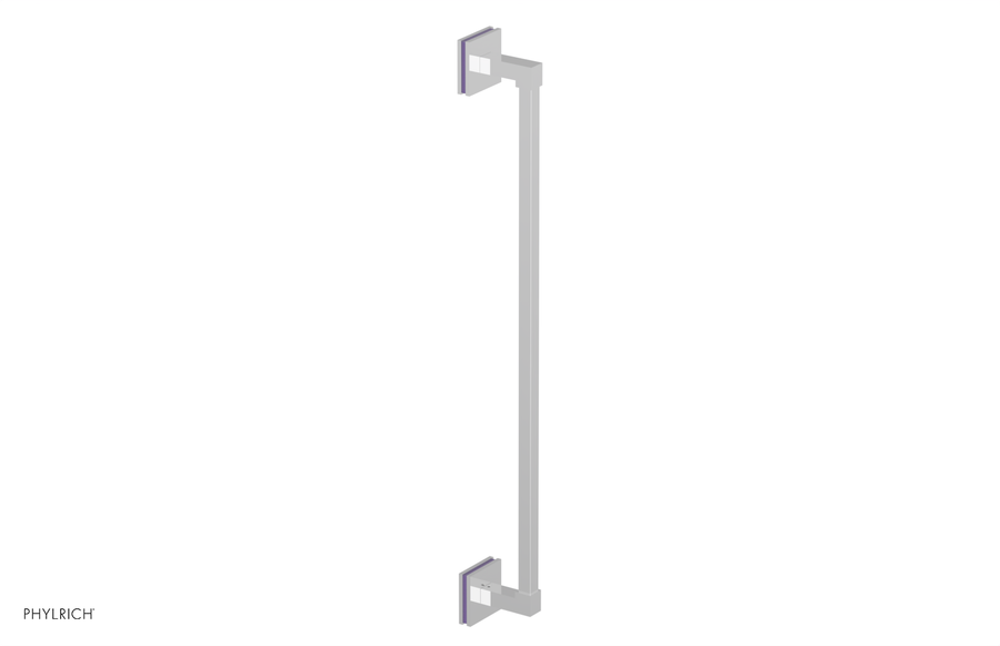 JOLIE - 24" Towel Bar with "Purple" Accents 222S-71