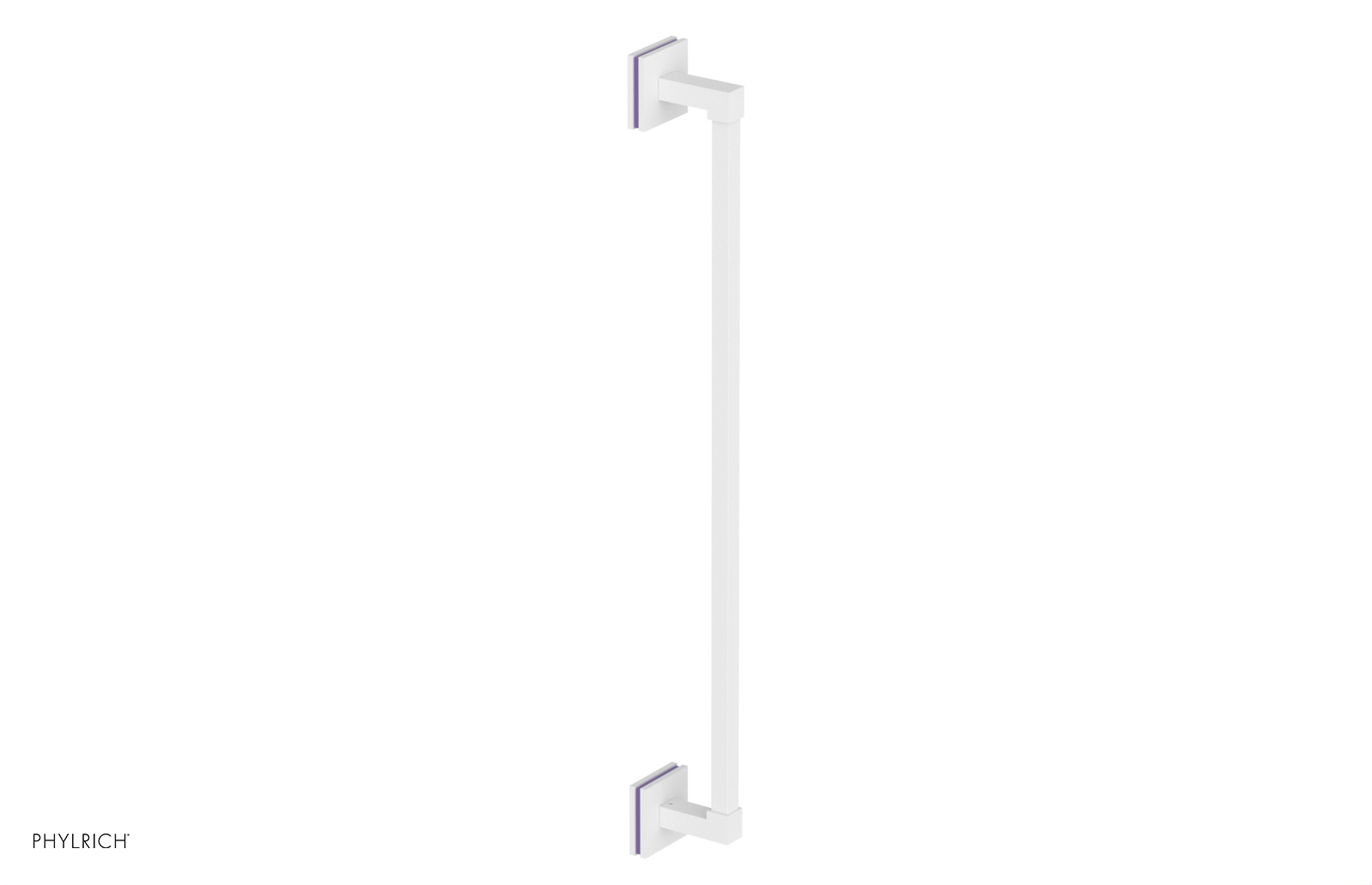 JOLIE - 24" Towel Bar with "Purple" Accents 222S-71