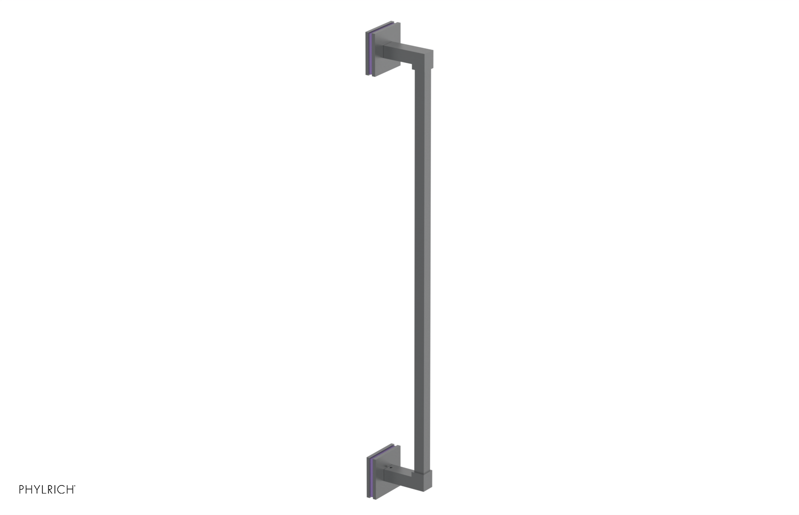 JOLIE - 24" Towel Bar with "Purple" Accents 222S-71
