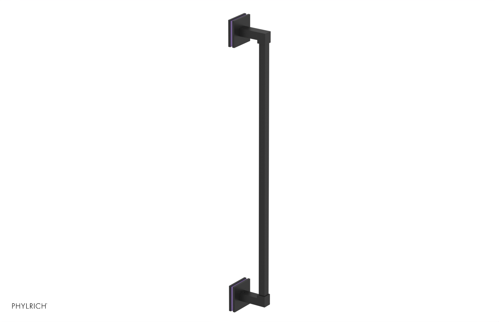 JOLIE - 24" Towel Bar with "Purple" Accents 222S-71