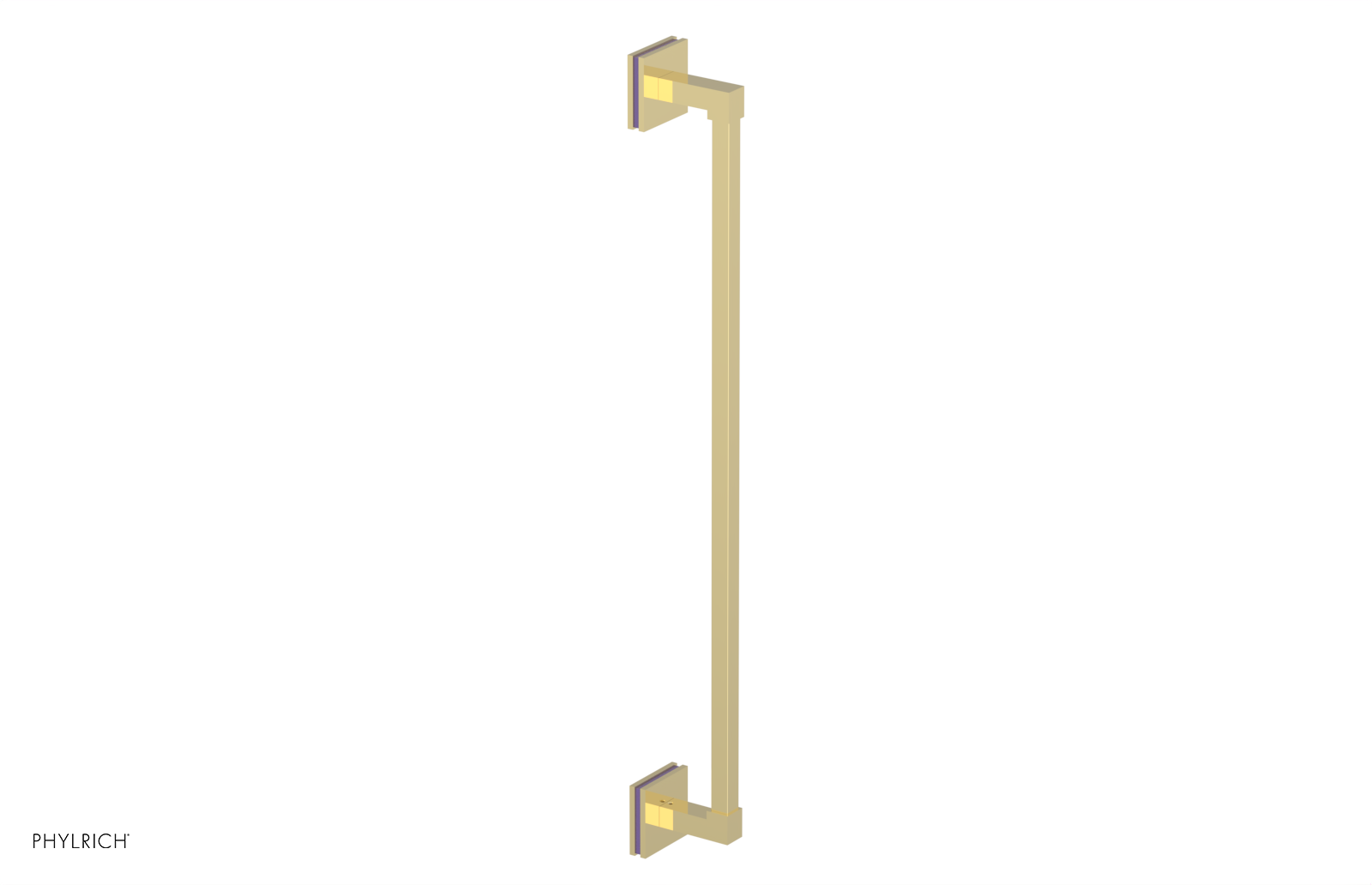 JOLIE - 24" Towel Bar with "Purple" Accents 222S-71