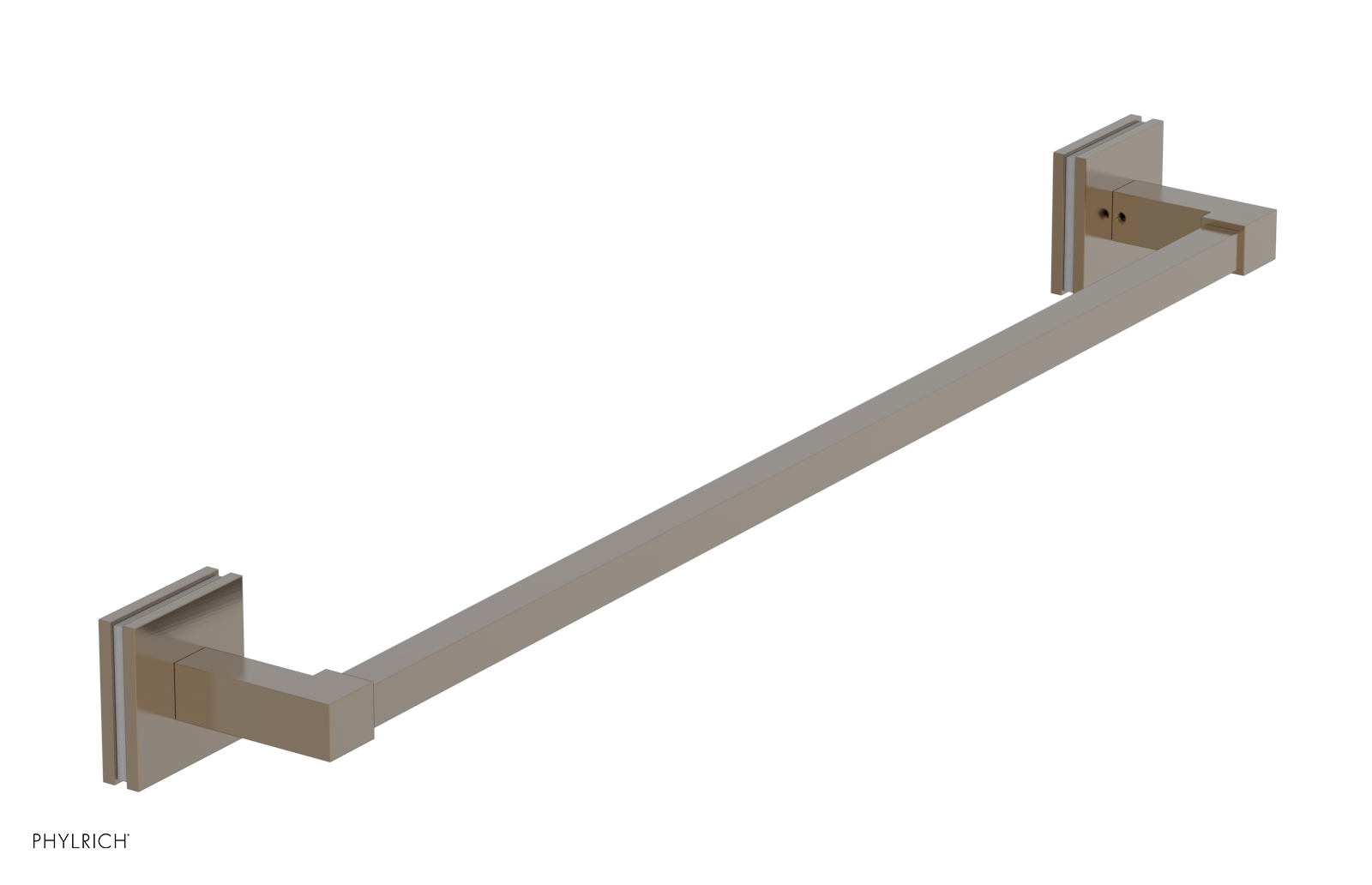 JOLIE - 24" Towel Bar with "Grey" Accents 222S-71