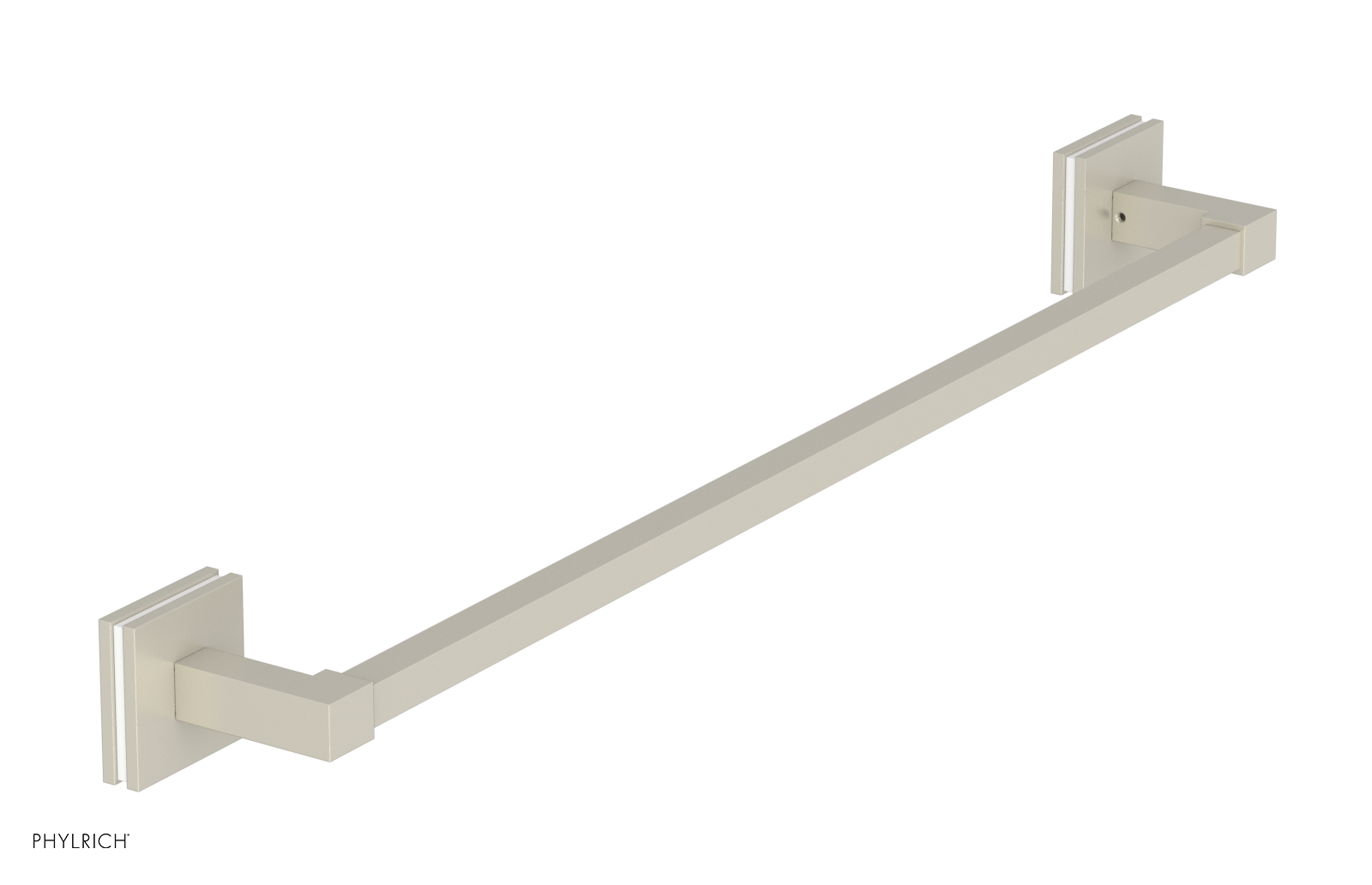 JOLIE - 24" Towel Bar with "White" Accents 222S-71