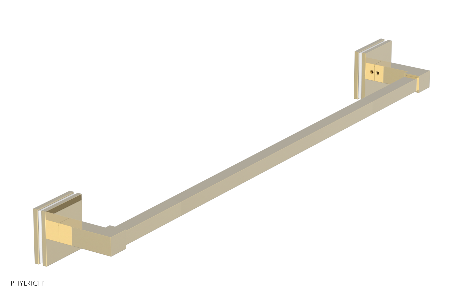 JOLIE - 24" Towel Bar with "White" Accents 222S-71