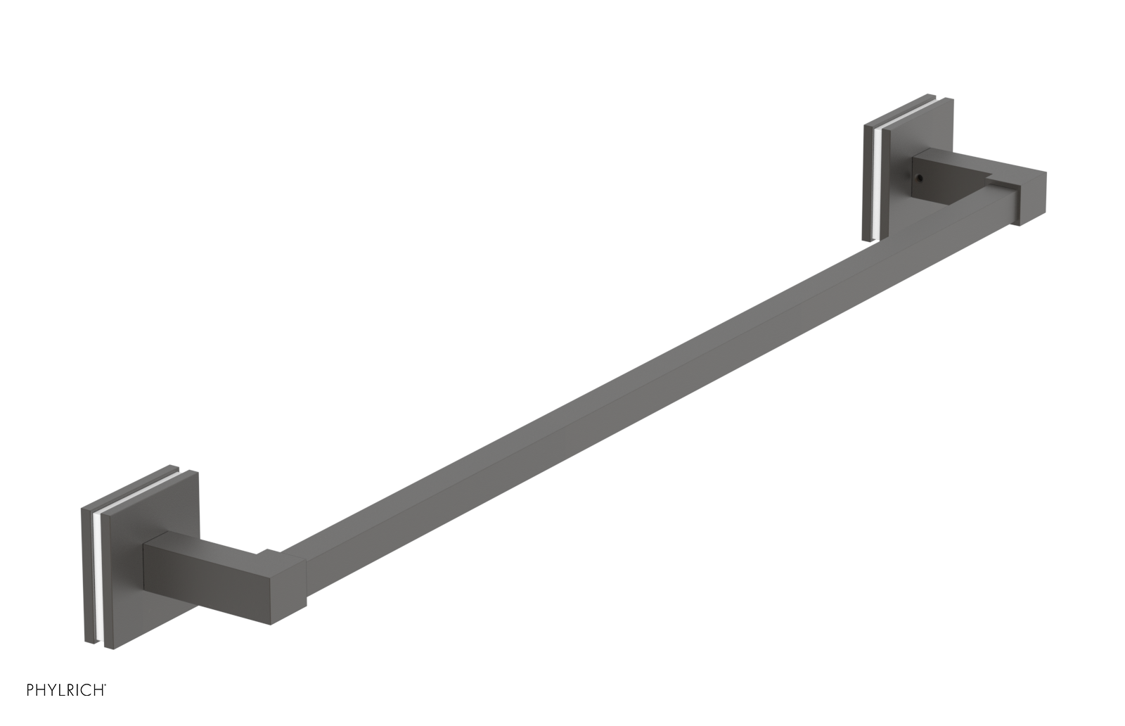 JOLIE - 24" Towel Bar with "White" Accents 222S-71