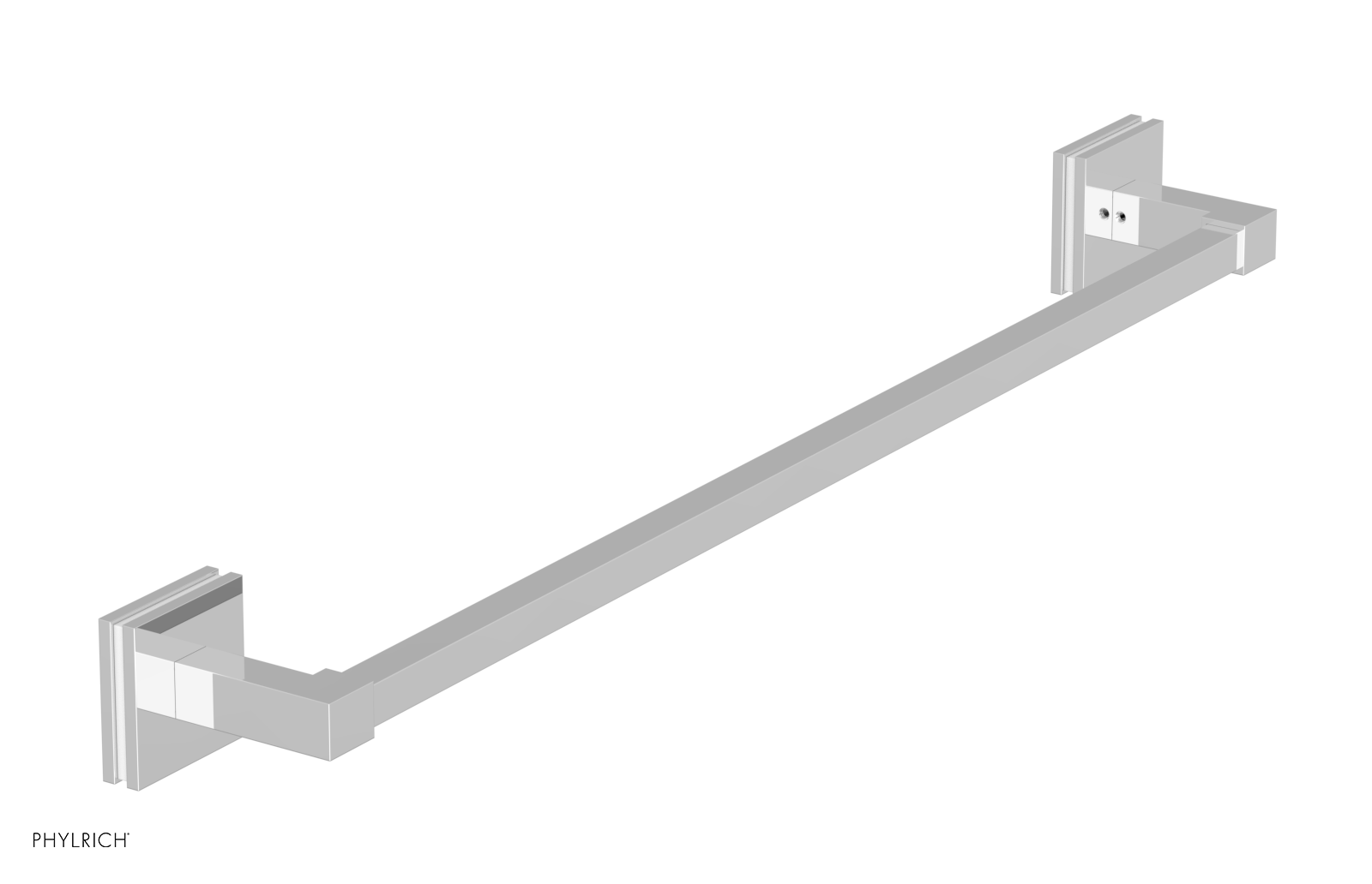 JOLIE - 24" Towel Bar with "White" Accents 222S-71