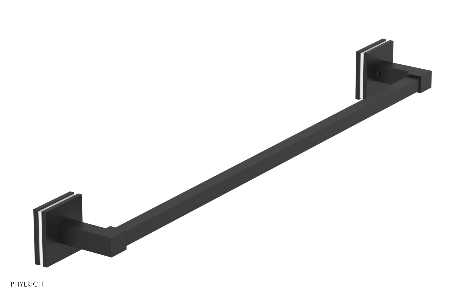 JOLIE - 24" Towel Bar with "White" Accents 222S-71