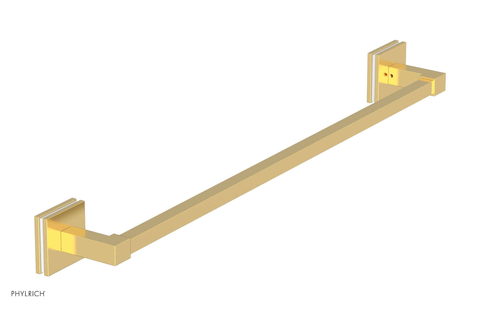 JOLIE - 24" Towel Bar with "White" Accents 222S-71