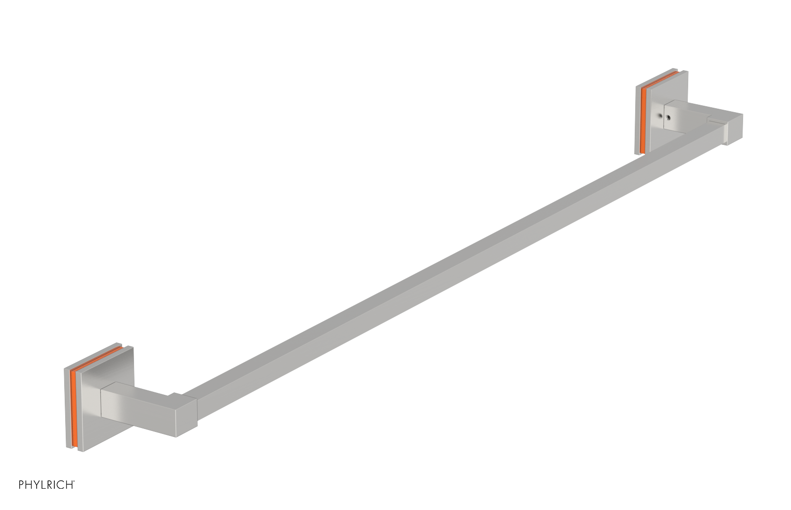 JOLIE - 30" Towel Bar with "Orange" Accents 222S-72