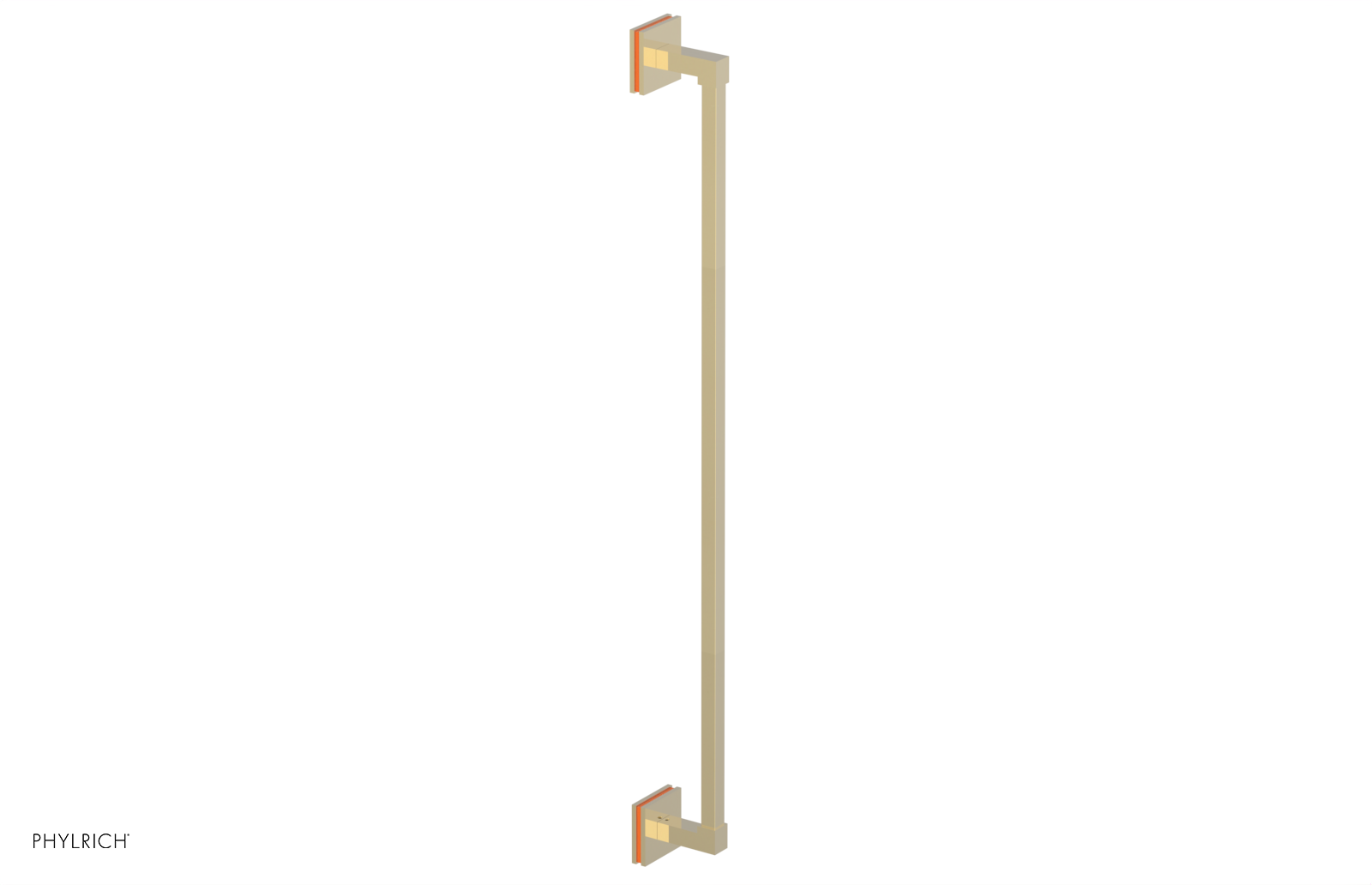 JOLIE - 30" Towel Bar with "Orange" Accents 222S-72