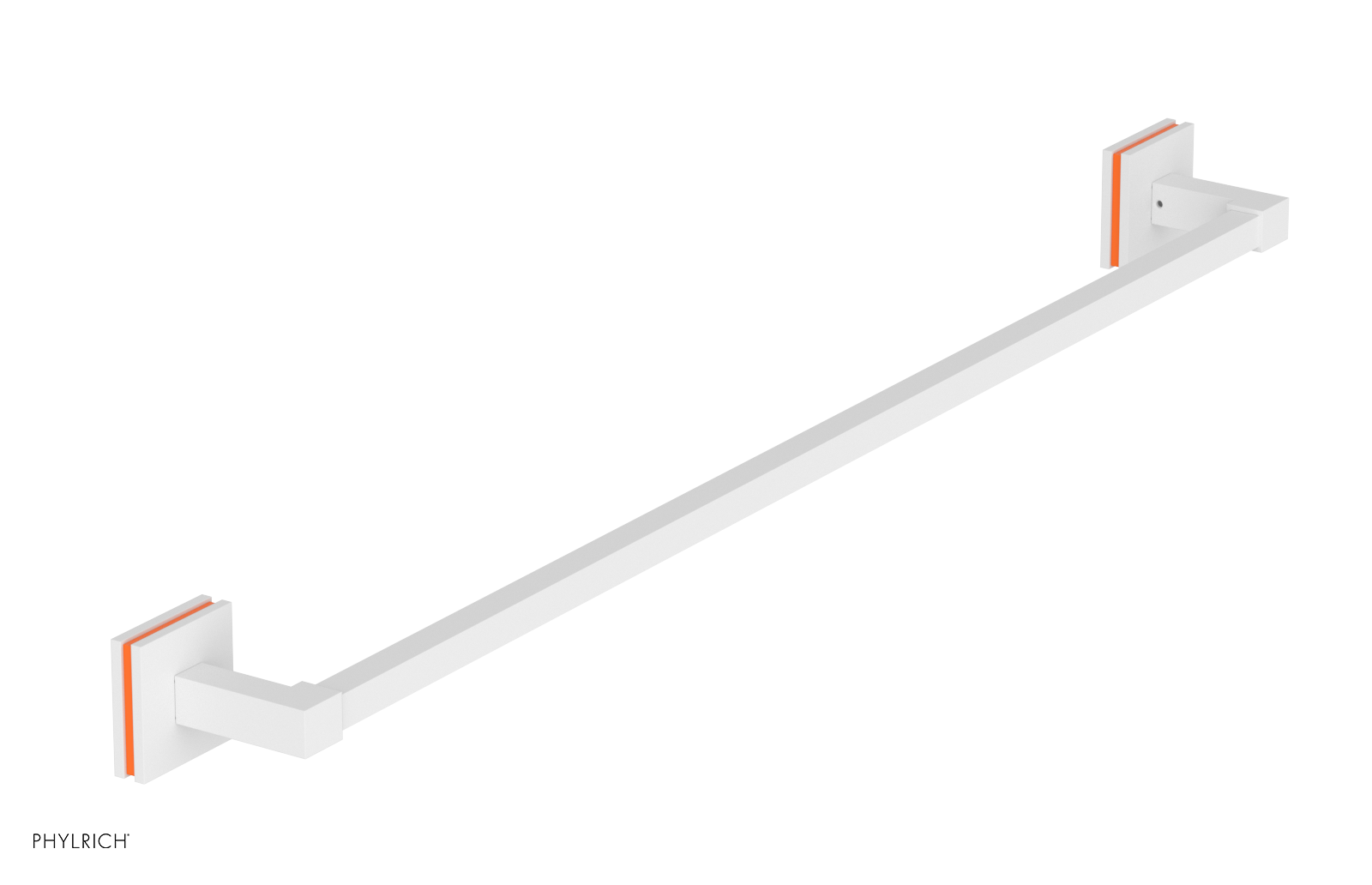 JOLIE - 30" Towel Bar with "Orange" Accents 222S-72