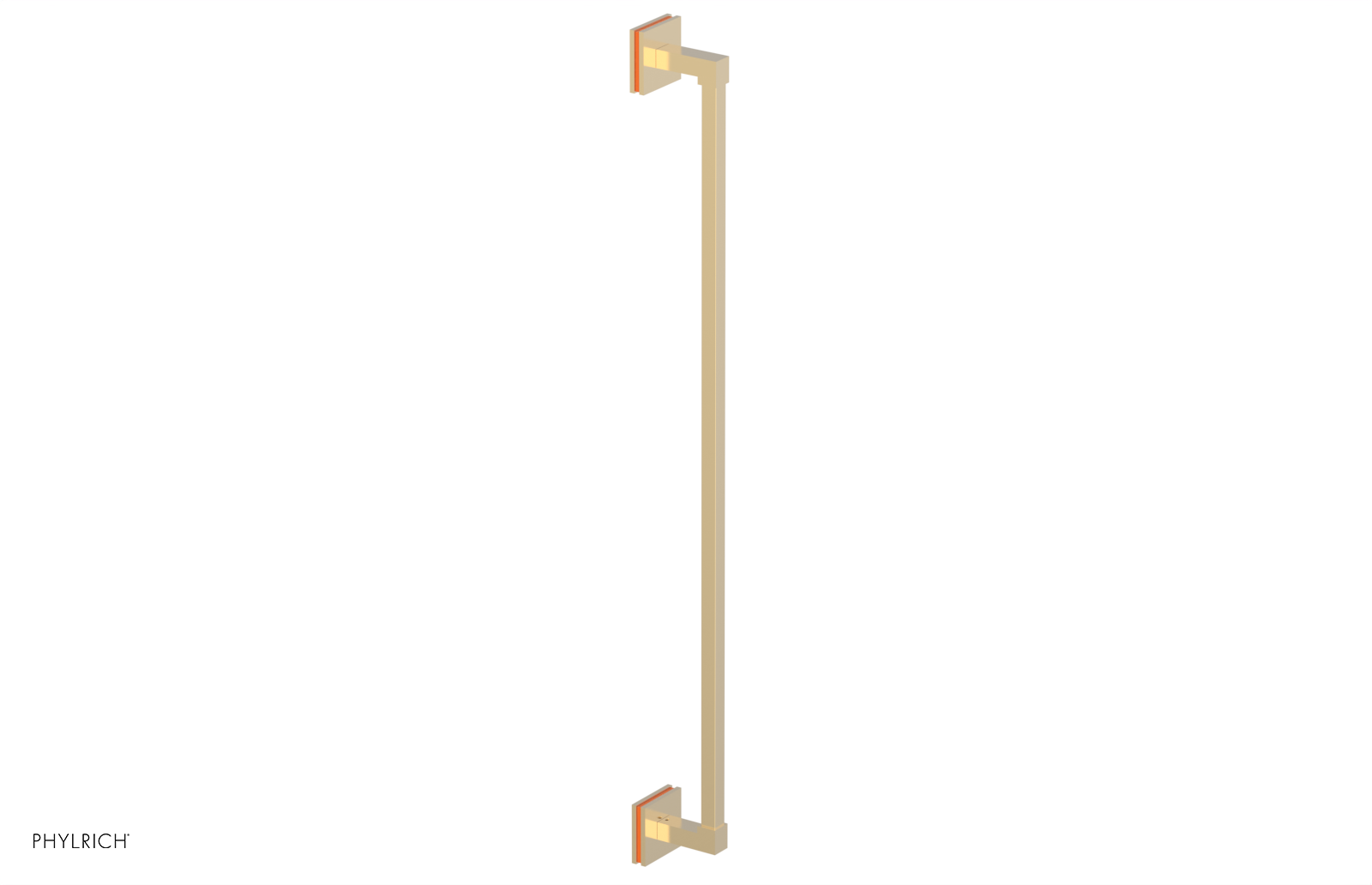 JOLIE - 30" Towel Bar with "Orange" Accents 222S-72