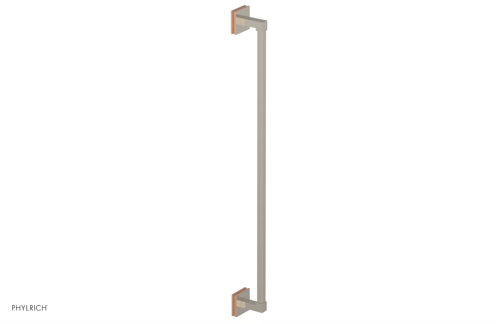 JOLIE - 30" Towel Bar with "Orange" Accents 222S-72