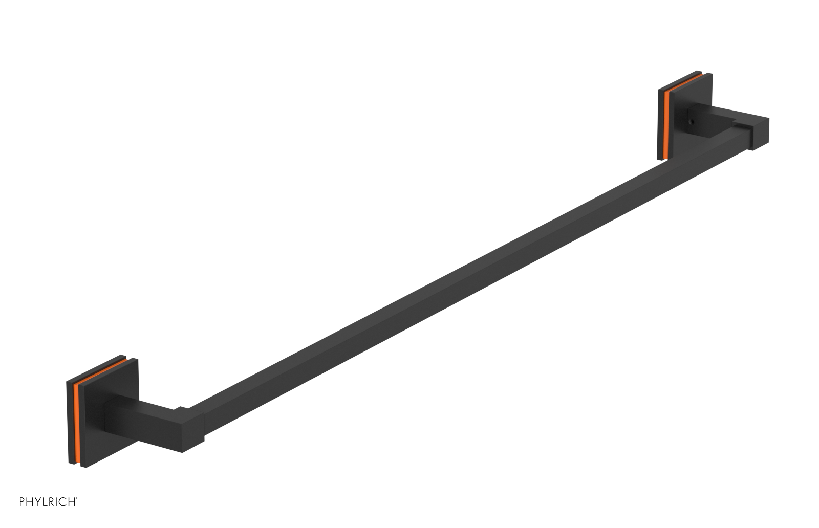 JOLIE - 30" Towel Bar with "Orange" Accents 222S-72