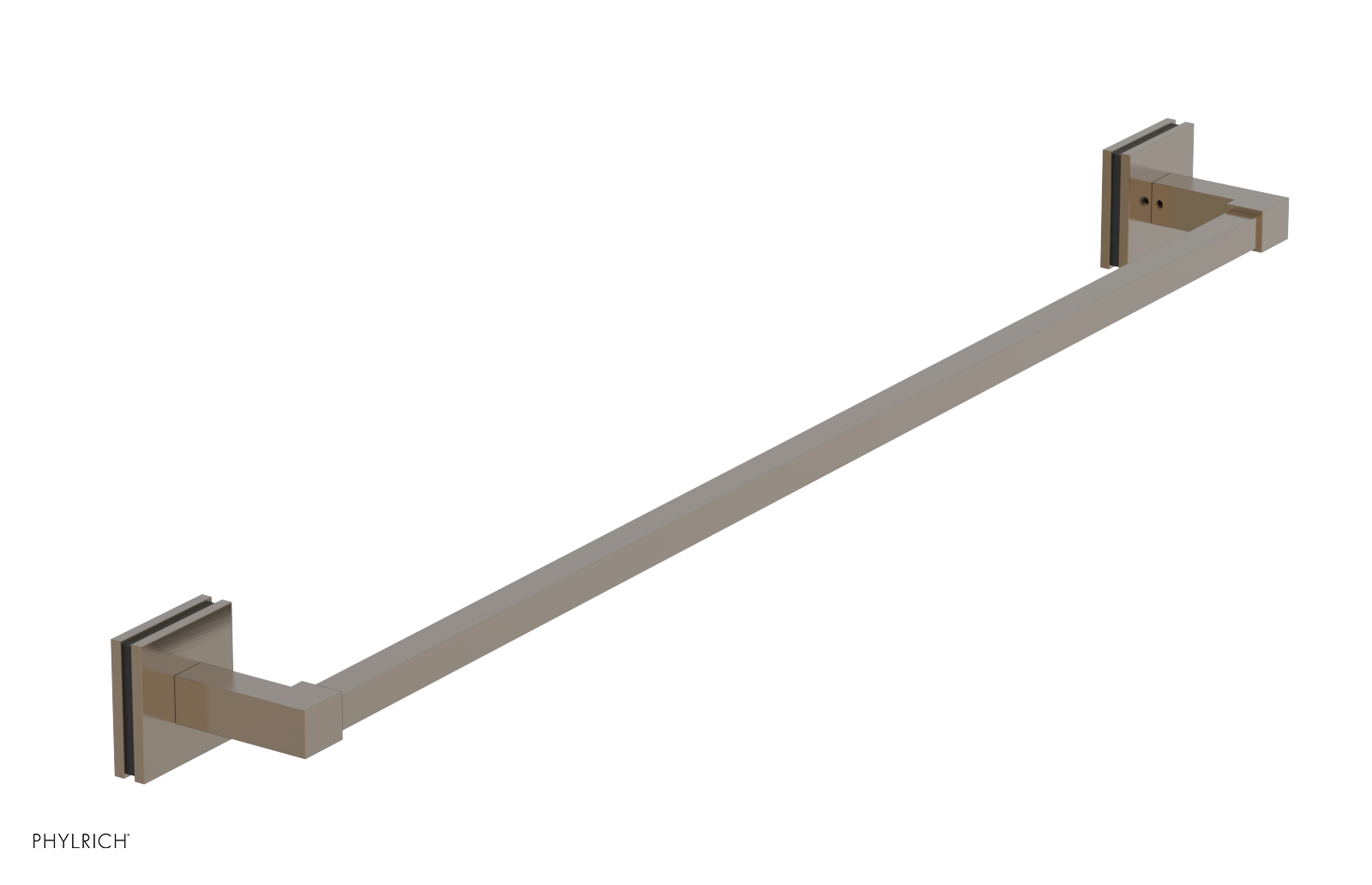 JOLIE - 30" Towel Bar with "Black" Accents 222S-72