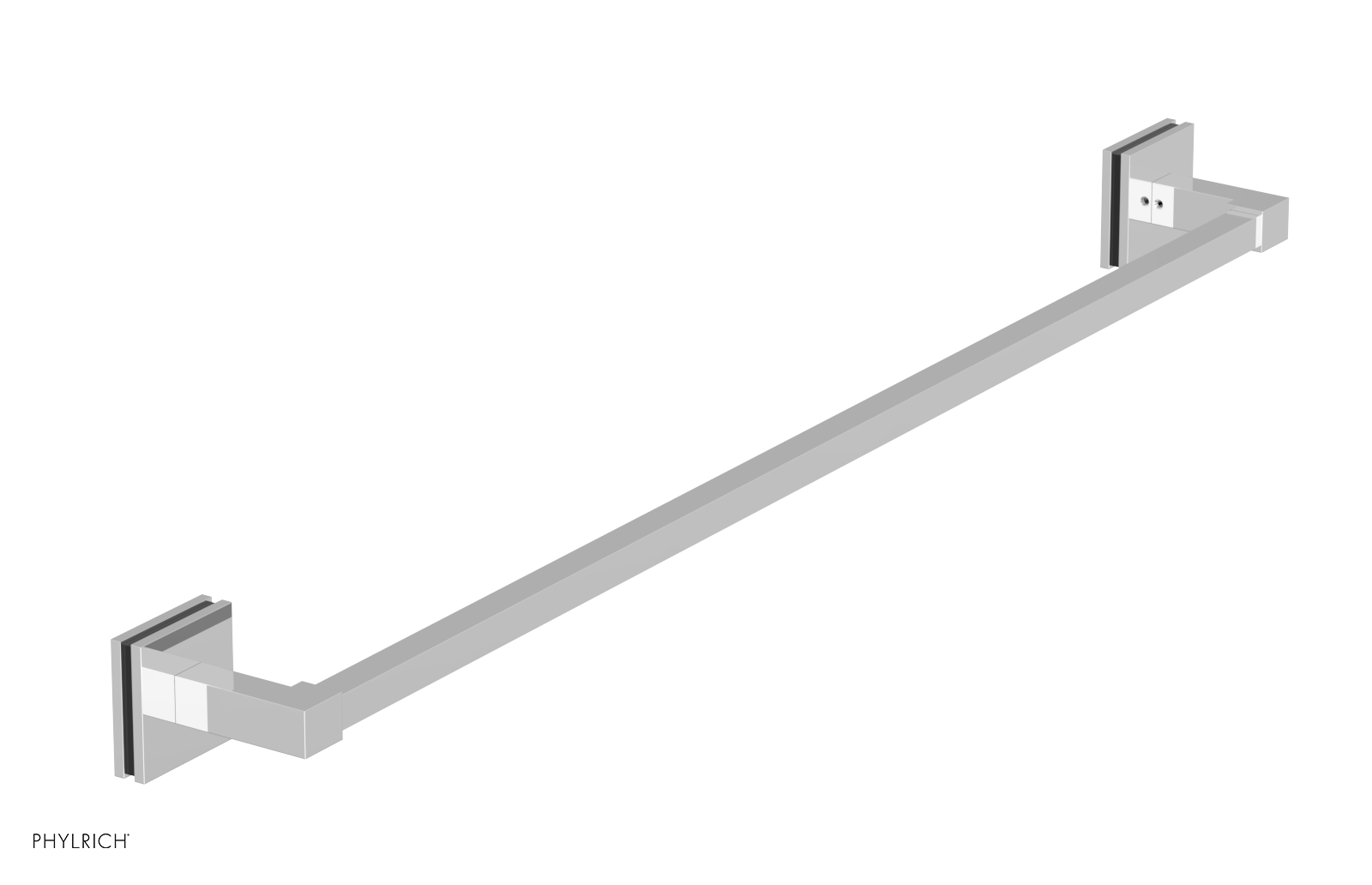 JOLIE - 30" Towel Bar with "Black" Accents 222S-72