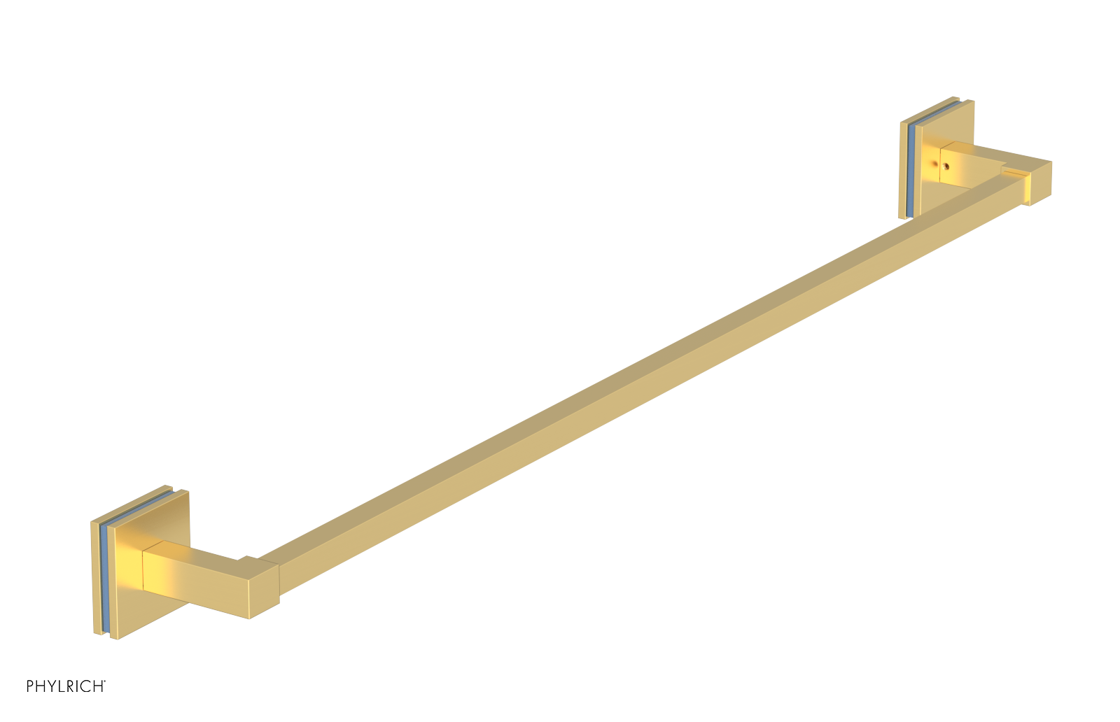 JOLIE - 30" Towel Bar with "Light Blue" Accents 222S-72